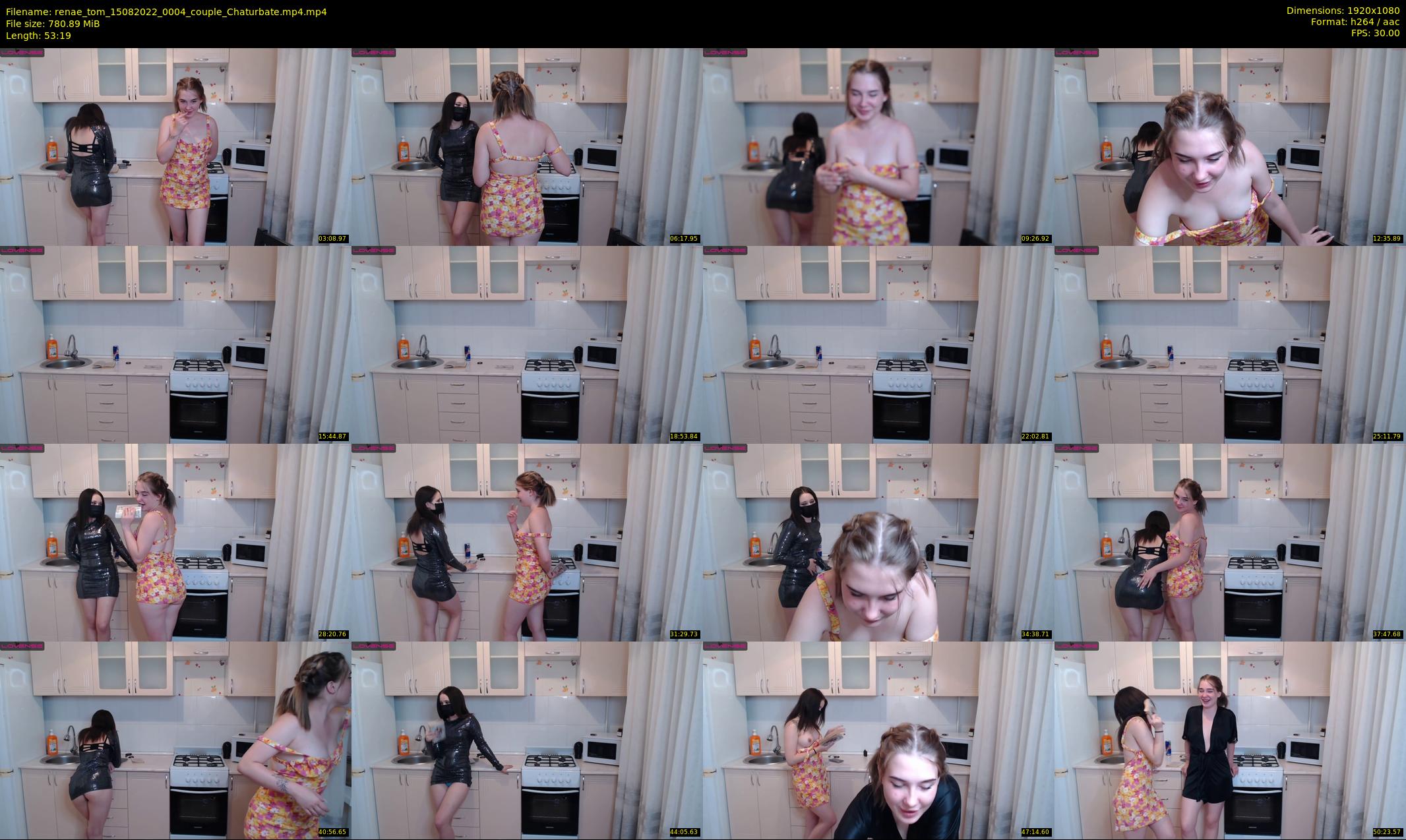 renae_tom — 54 minute Chaturbate couple cam show recording, 1080p, Aug 15, 2022