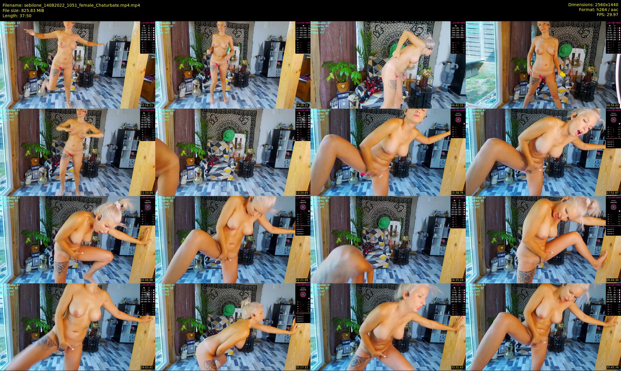 sebilone — 38 minute Chaturbate couple cam show recording, 1080p, Aug 14, 2022