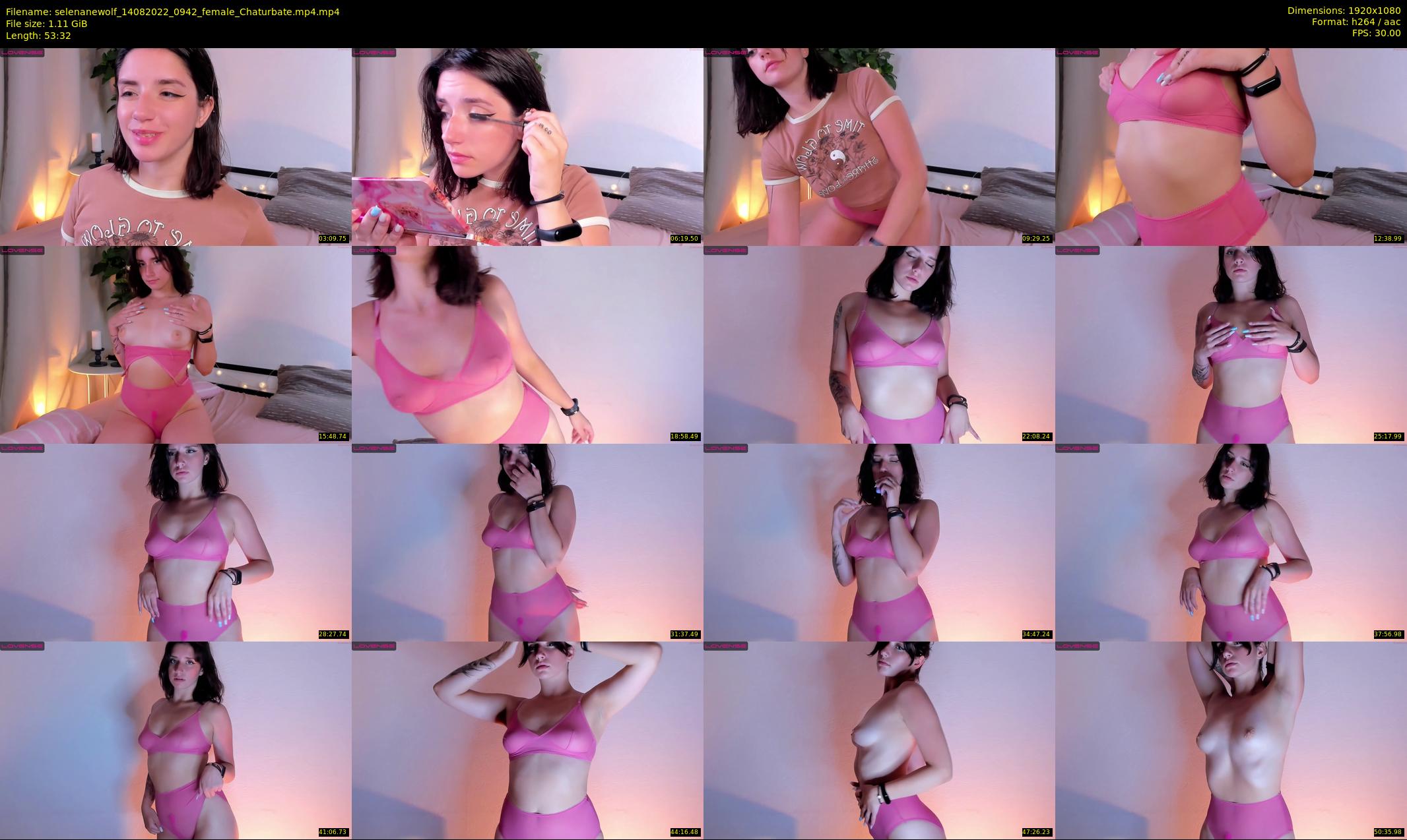 selenanewolf — 54 minute Chaturbate couple cam show recording, 1080p, Aug 14, 2022