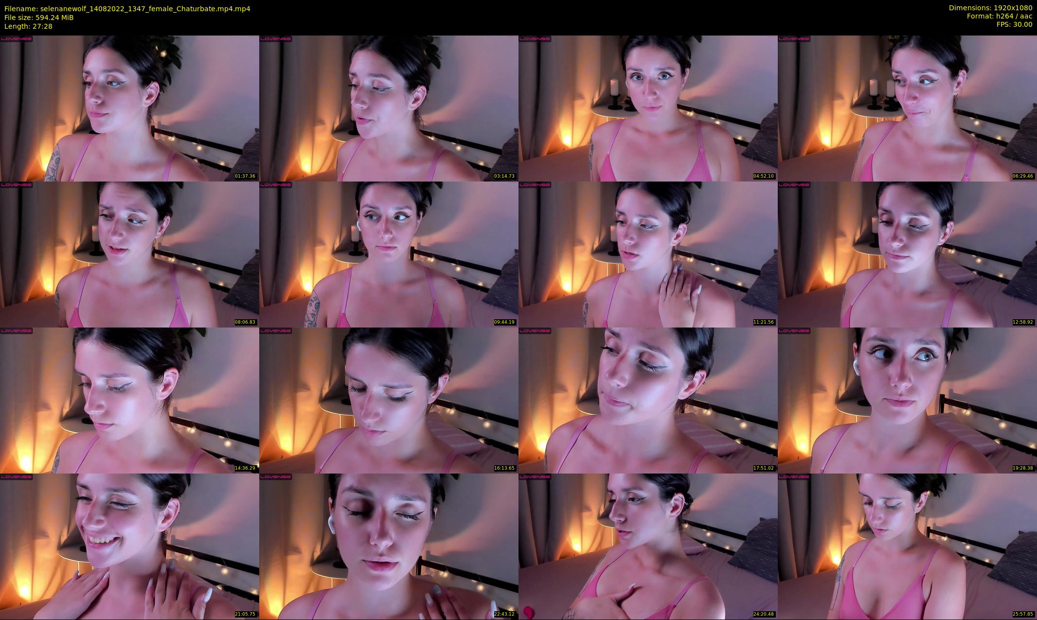 selenanewolf — 28 minute Chaturbate couple cam show recording, 1080p, Aug 14, 2022