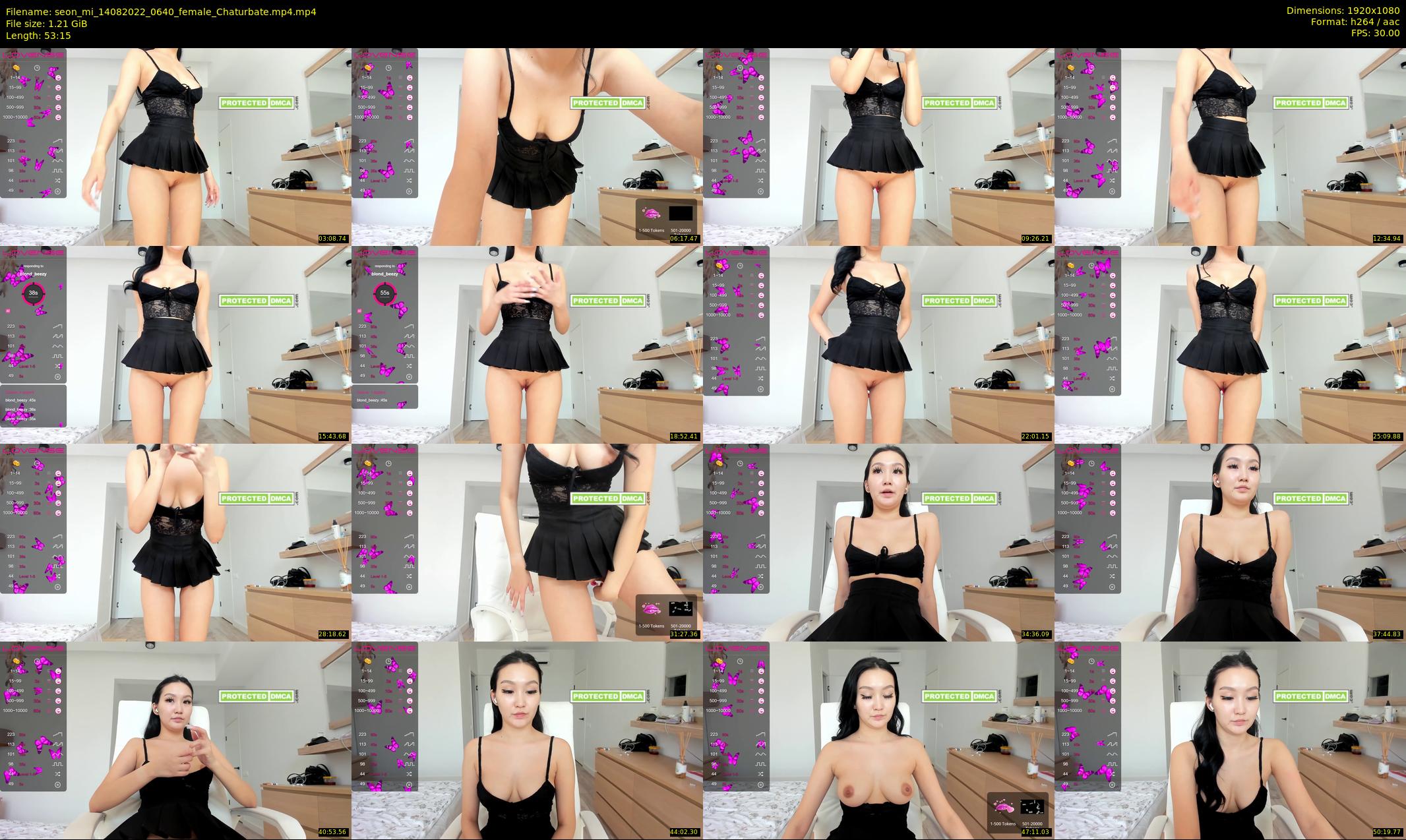 seon_mi — 54 minute Chaturbate female cam show recording, 1080p, Aug 14, 2022