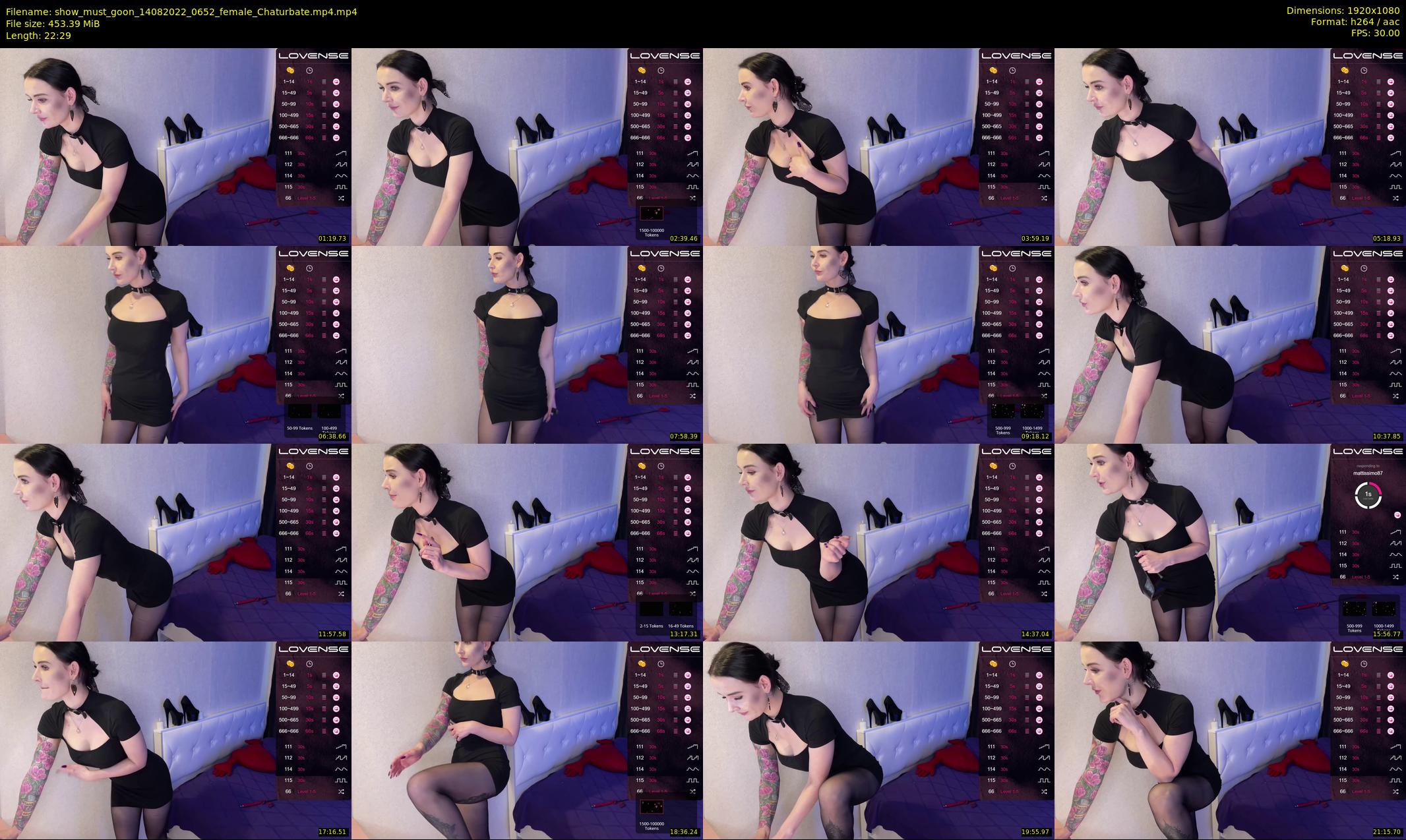 show_must_goon — 23 minute Chaturbate female cam show recording, 1080p, Aug 14, 2022
