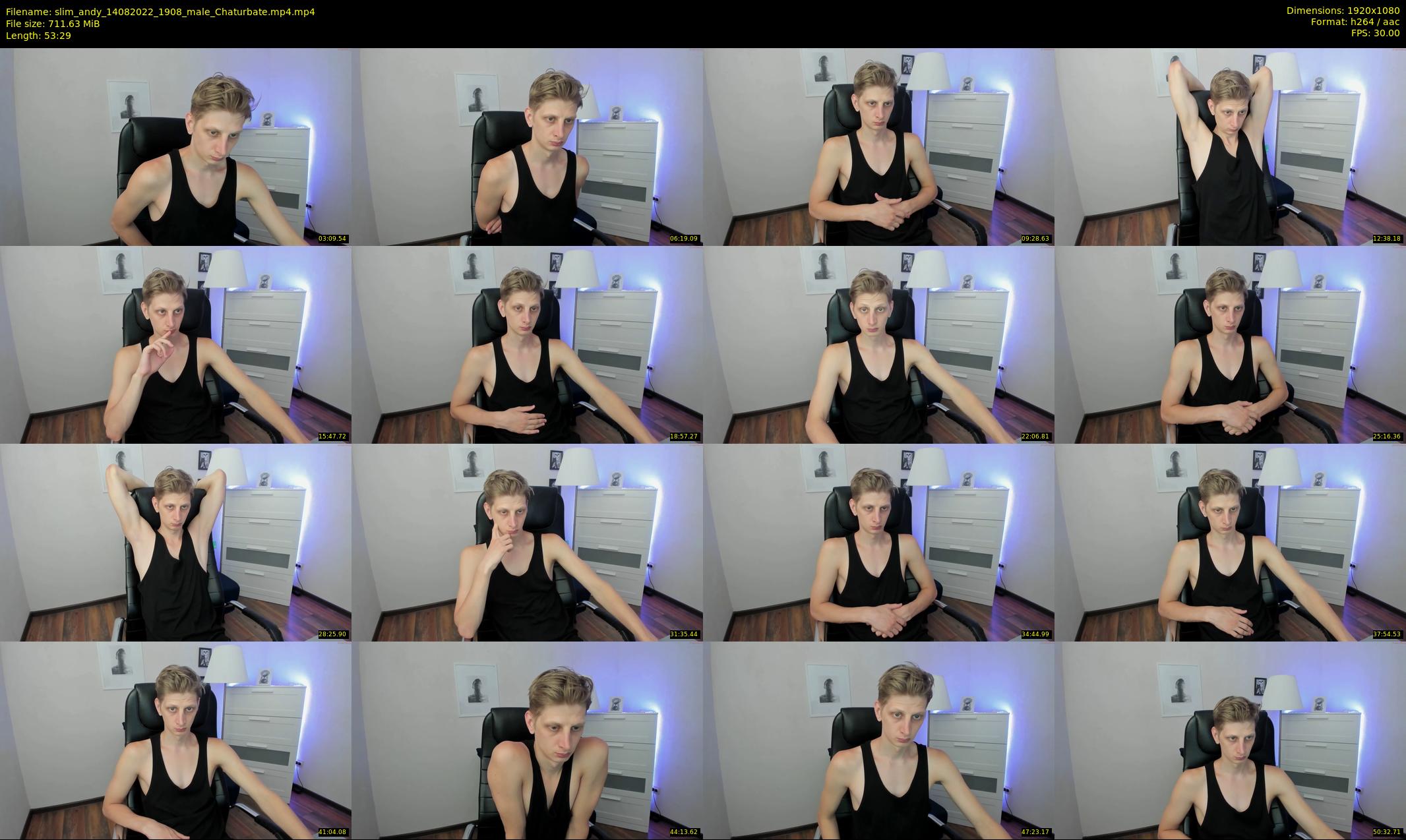 slim_andy — 54 minute Chaturbate male cam show recording, 1080p, Aug 14, 2022
