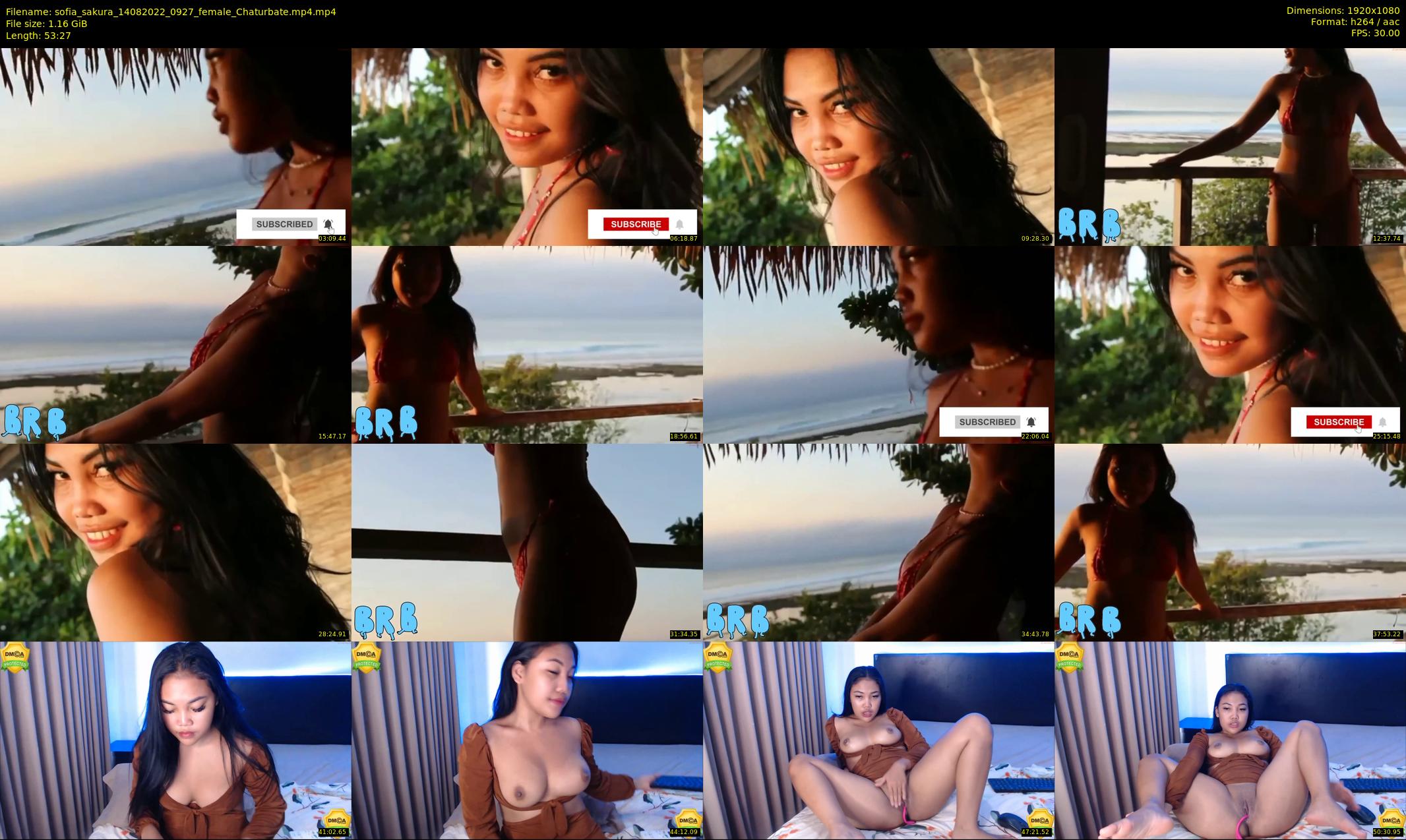 sofia_sakura — 54 minute Chaturbate female cam show recording, 1080p, Aug 14, 2022