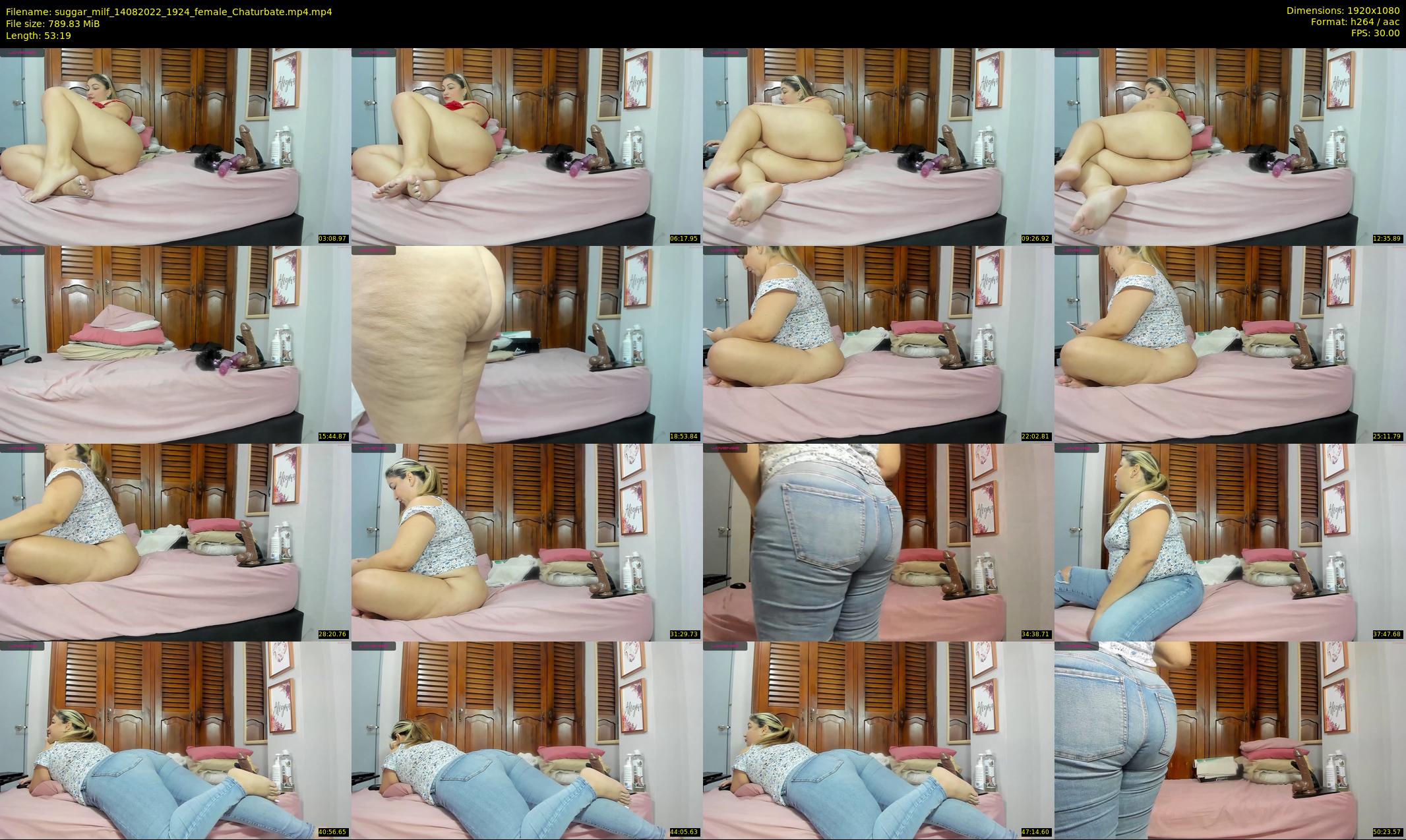 suggar_milf — 54 minute Chaturbate female cam show recording, 1080p, Aug 14, 2022