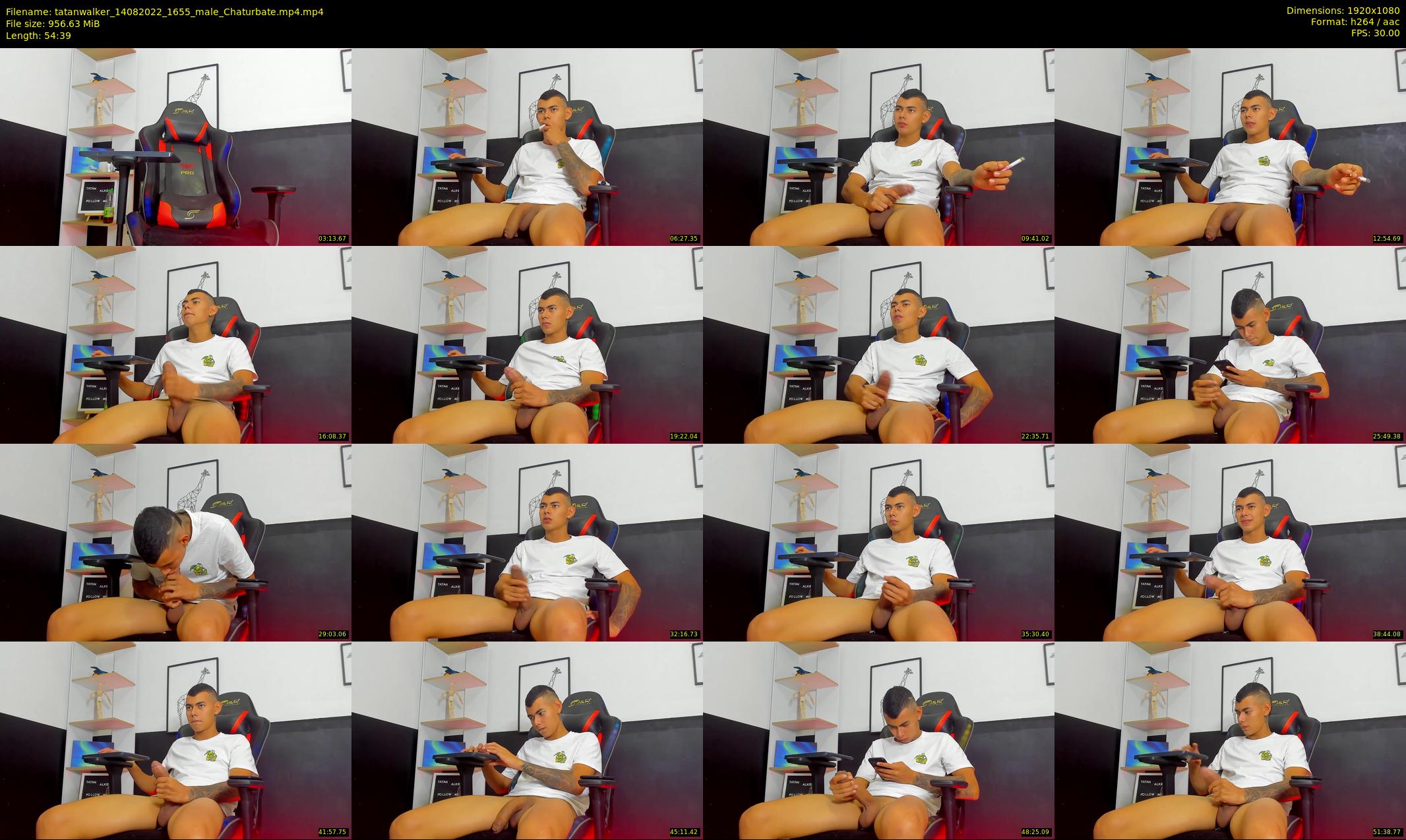 tatanwalker — 55 minute Chaturbate male cam show recording, 1080p, Aug 14, 2022