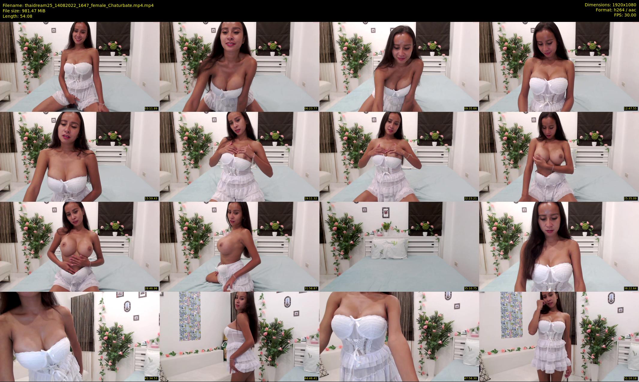 thaidream25 — 55 minute Chaturbate female cam show recording, 1080p, Aug 14, 2022