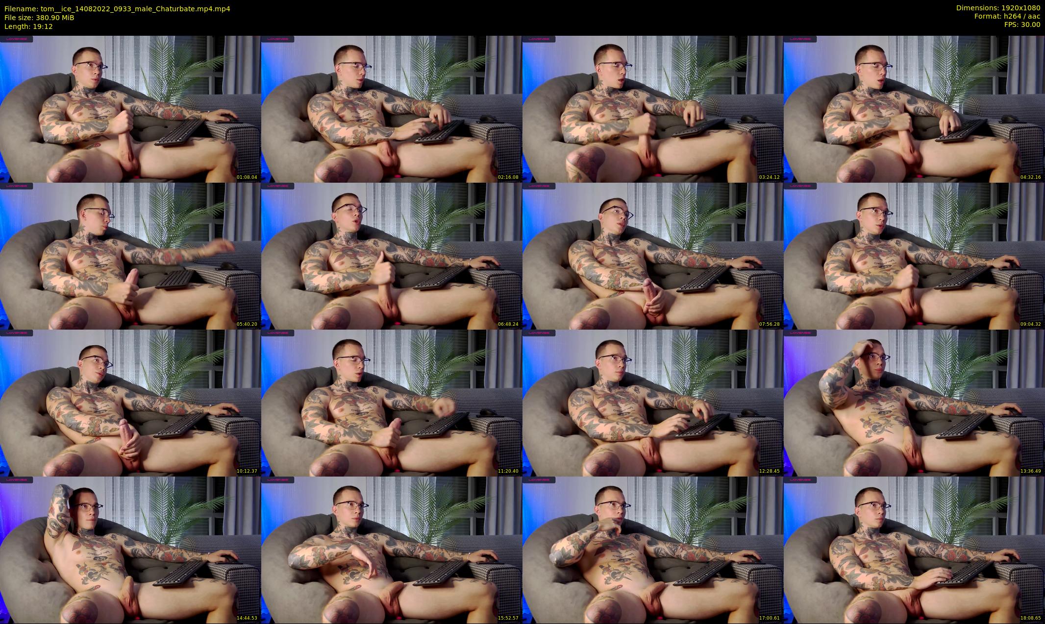 tom__ice — 20 minute Chaturbate male cam show recording, 1080p, Aug 14, 2022