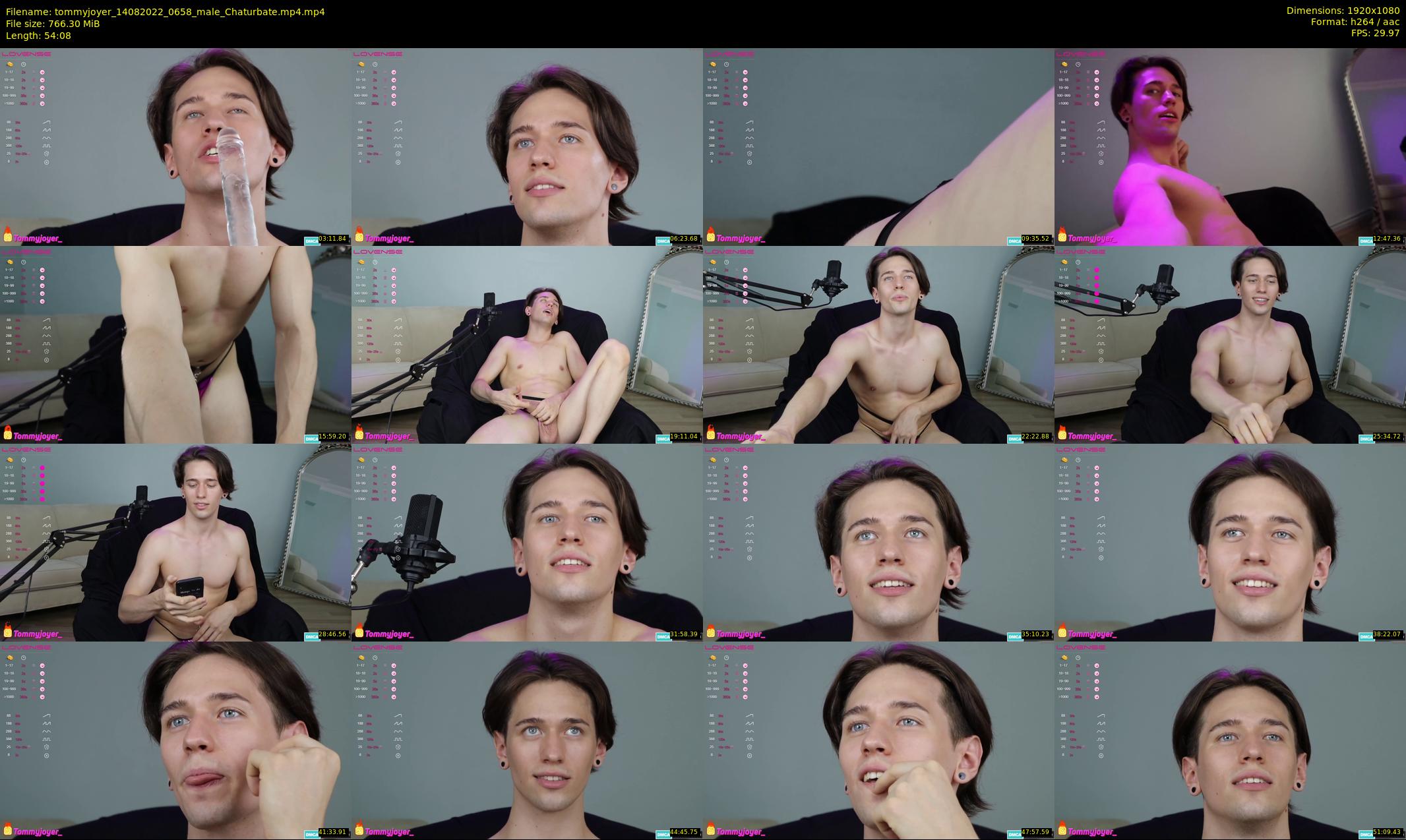 tommyjoyer — 55 minute Chaturbate male cam show recording, 1080p, Aug 14, 2022