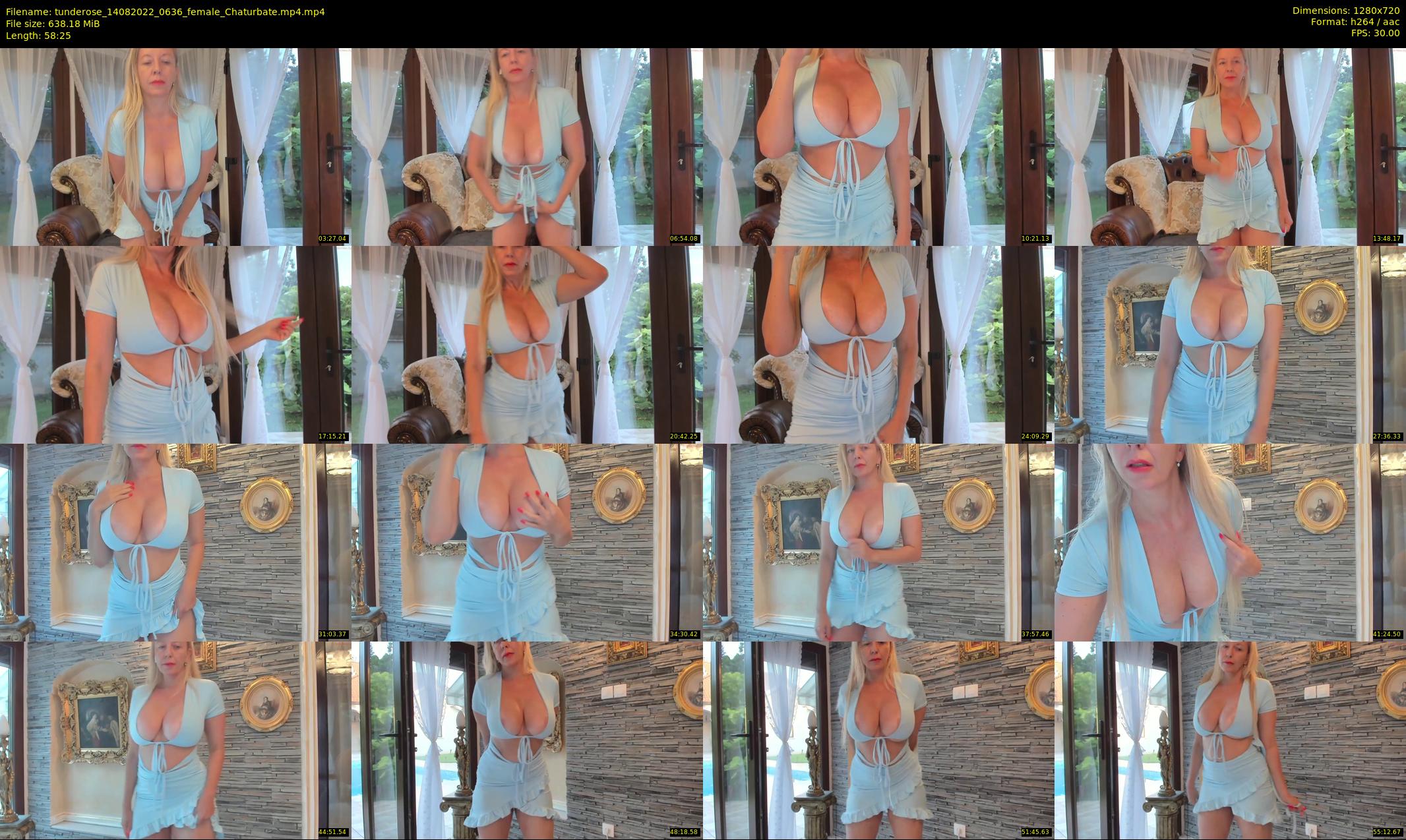 tunderose — 59 minute Chaturbate female cam show recording, 720p, Aug 14, 2022