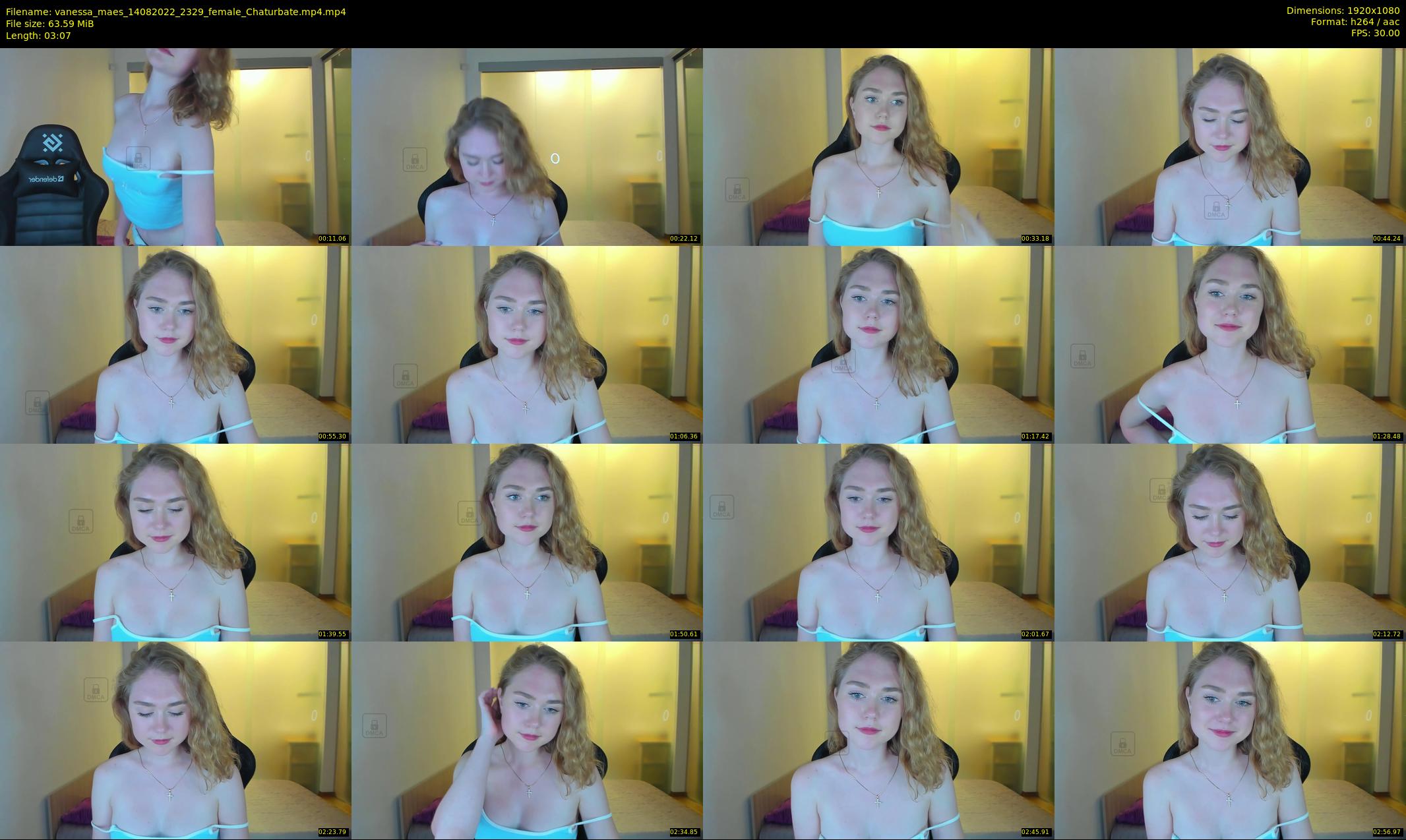 vanessa_maes — 4 minute Chaturbate female cam show recording, 1080p, Aug 14, 2022