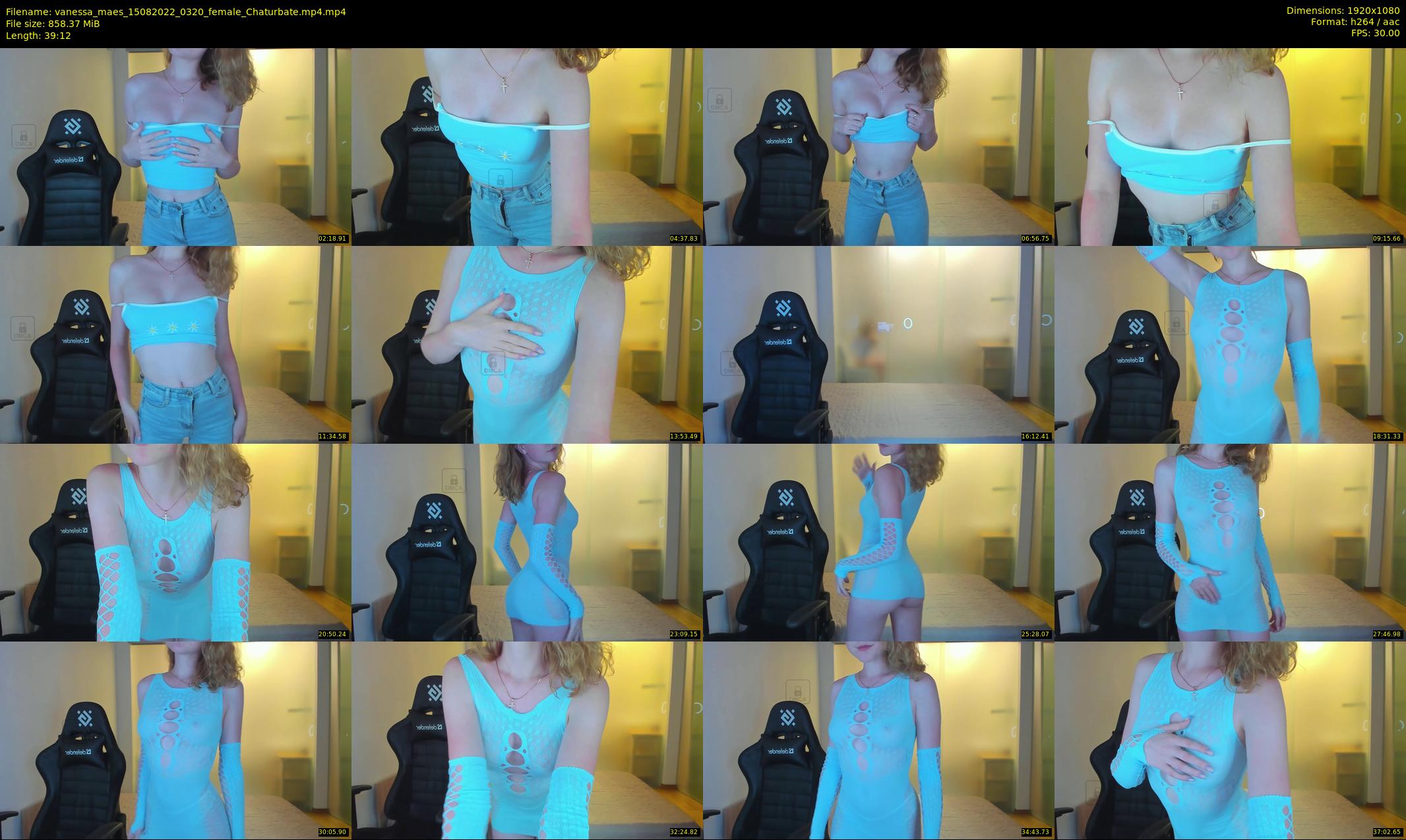 vanessa_maes — 40 minute Chaturbate female cam show recording, 1080p, Aug 15, 2022