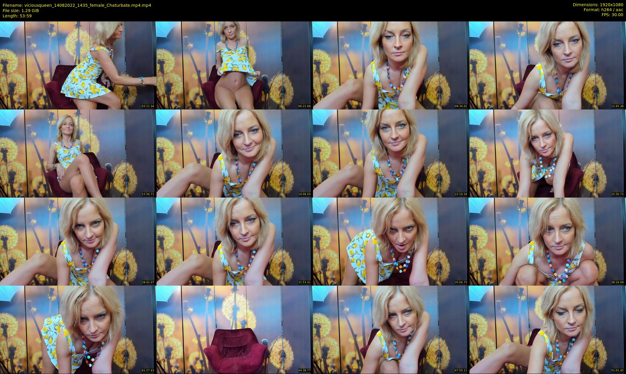 viciousqueen — 54 minute Chaturbate female cam show recording, 1080p, Aug 14, 2022