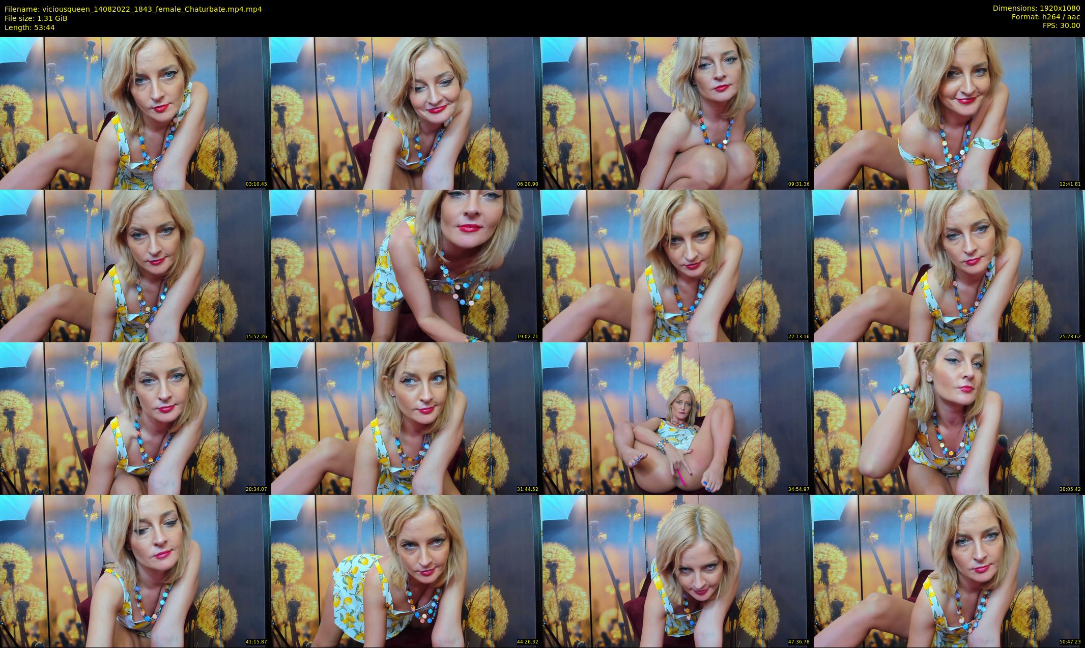 viciousqueen — 54 minute Chaturbate female cam show recording, 1080p, Aug 14, 2022
