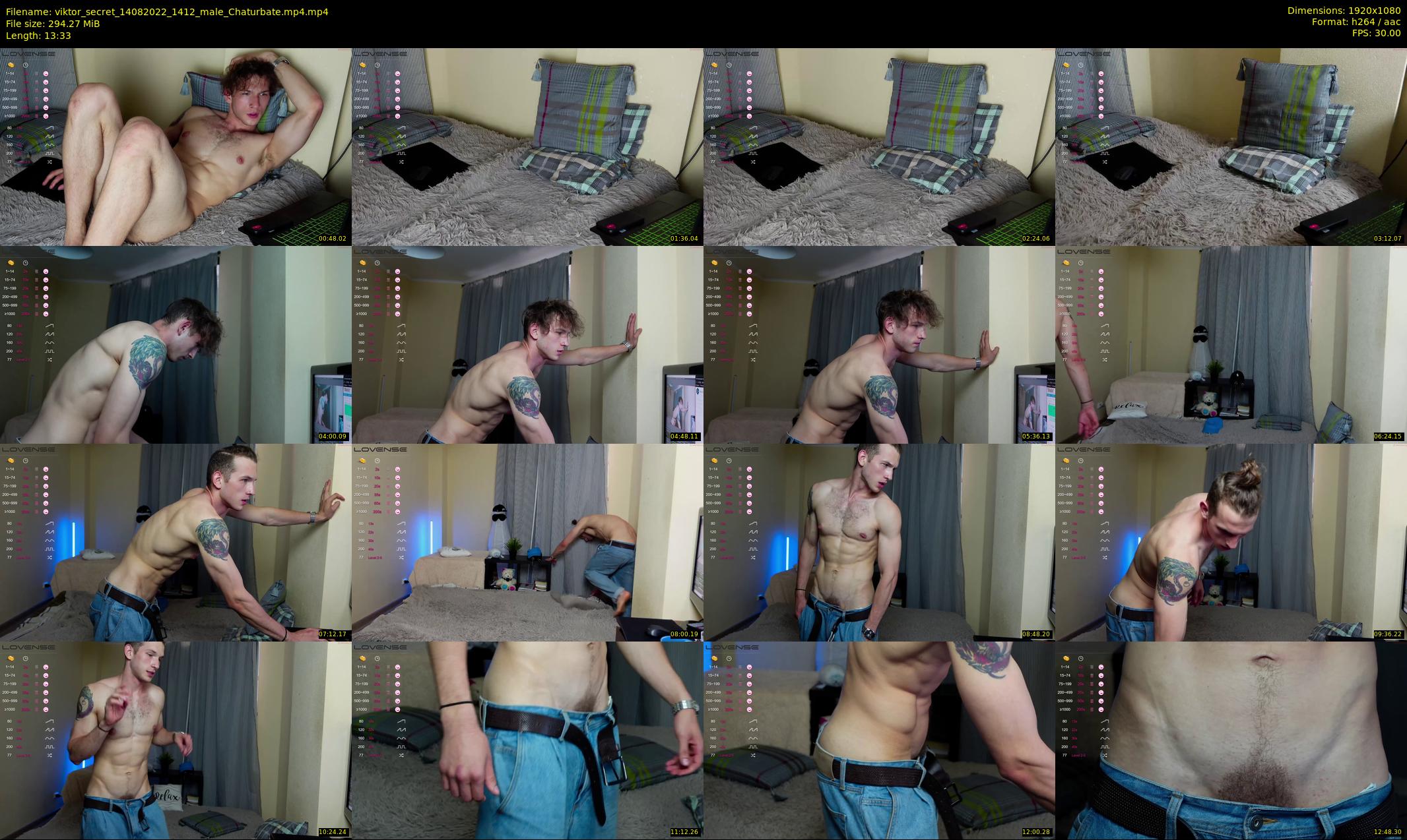 viktor_secret — 14 minute Chaturbate male cam show recording, 1080p, Aug 14, 2022