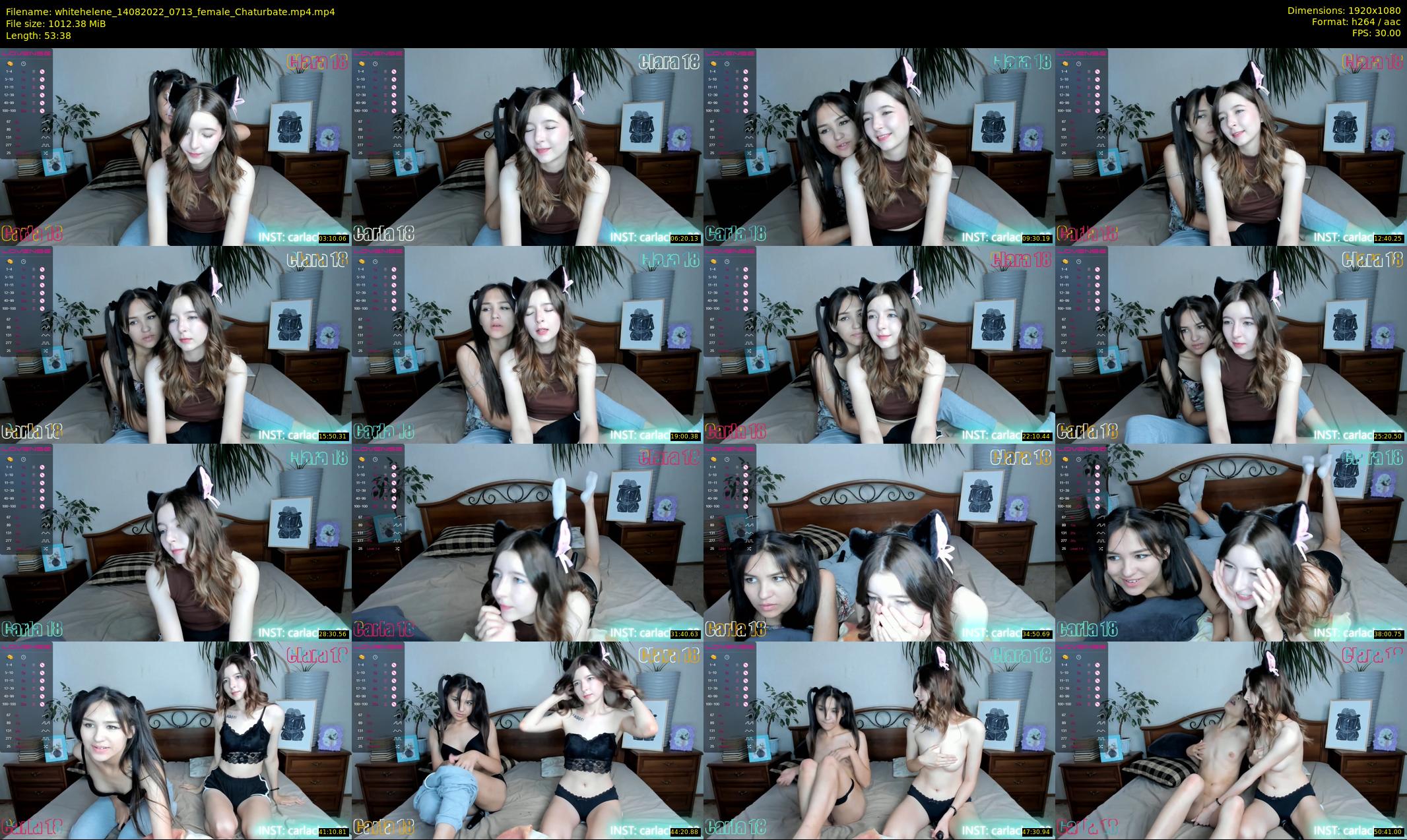 whitehelene — 54 minute Chaturbate female cam show recording, 1080p, Aug 14, 2022