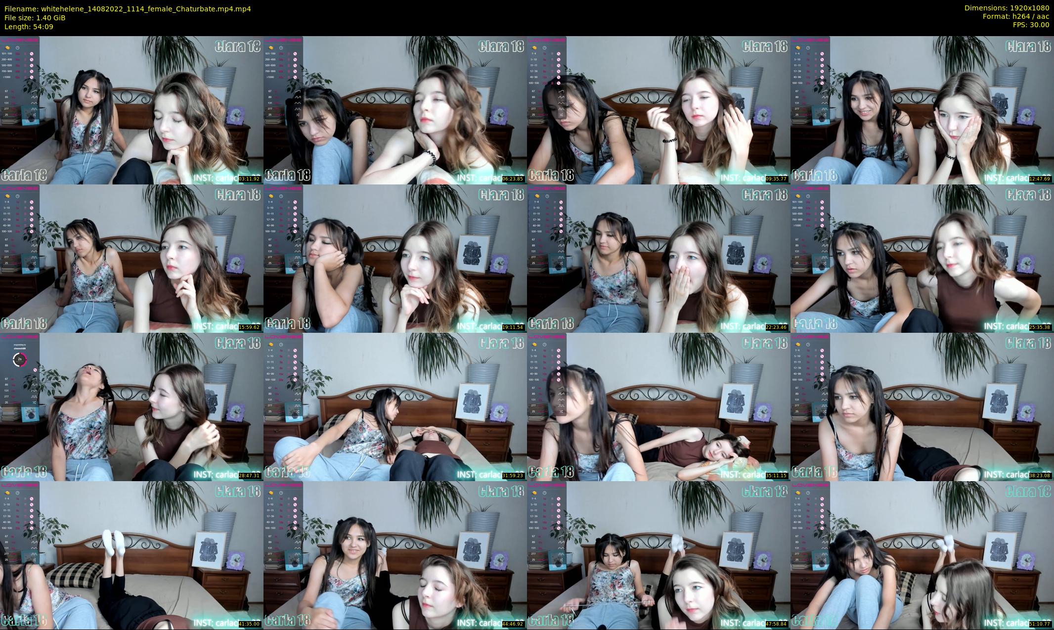 whitehelene — 55 minute Chaturbate female cam show recording, 1080p, Aug 14, 2022