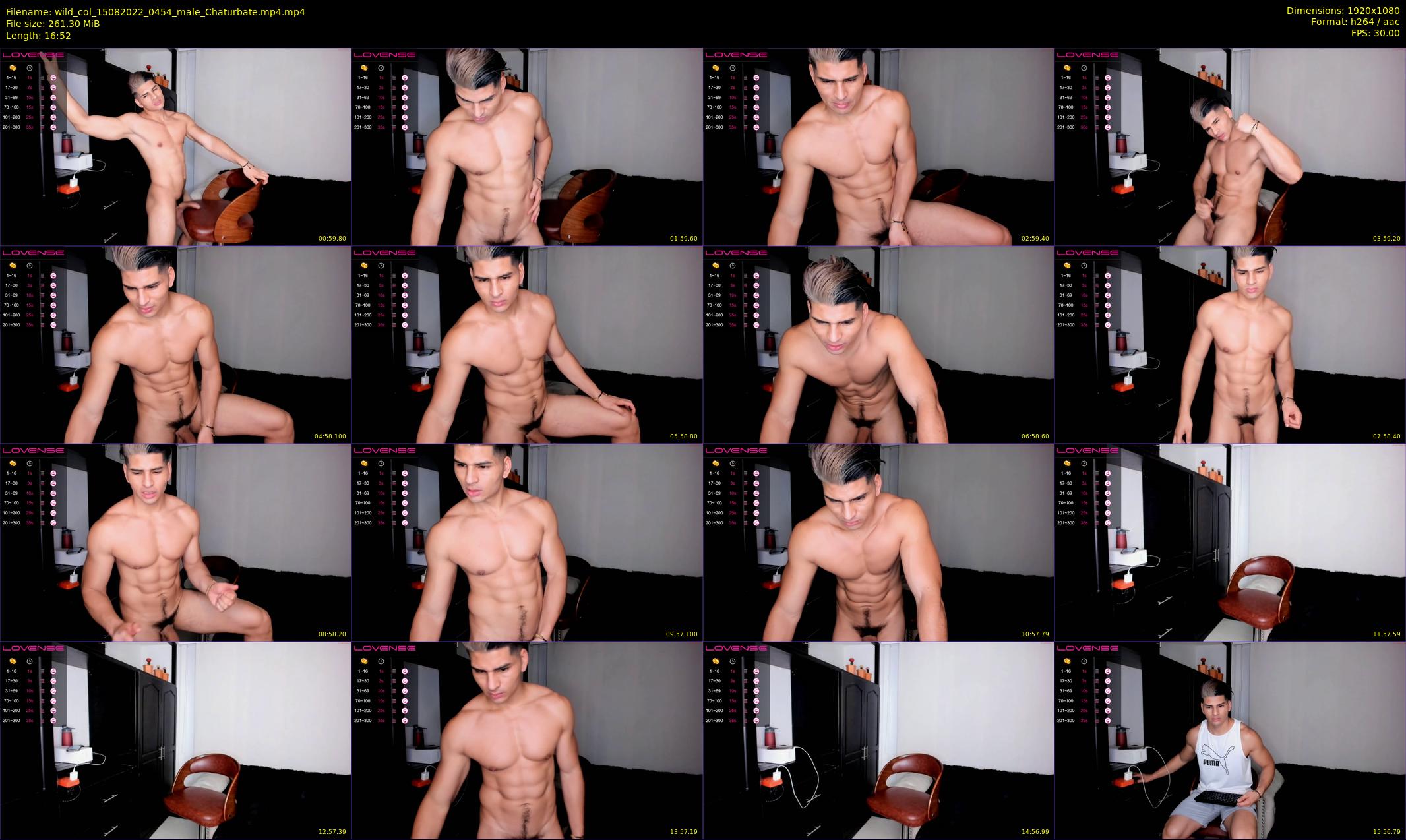 wild_col — 17 minute Chaturbate male cam show recording, 1080p, Aug 15, 2022