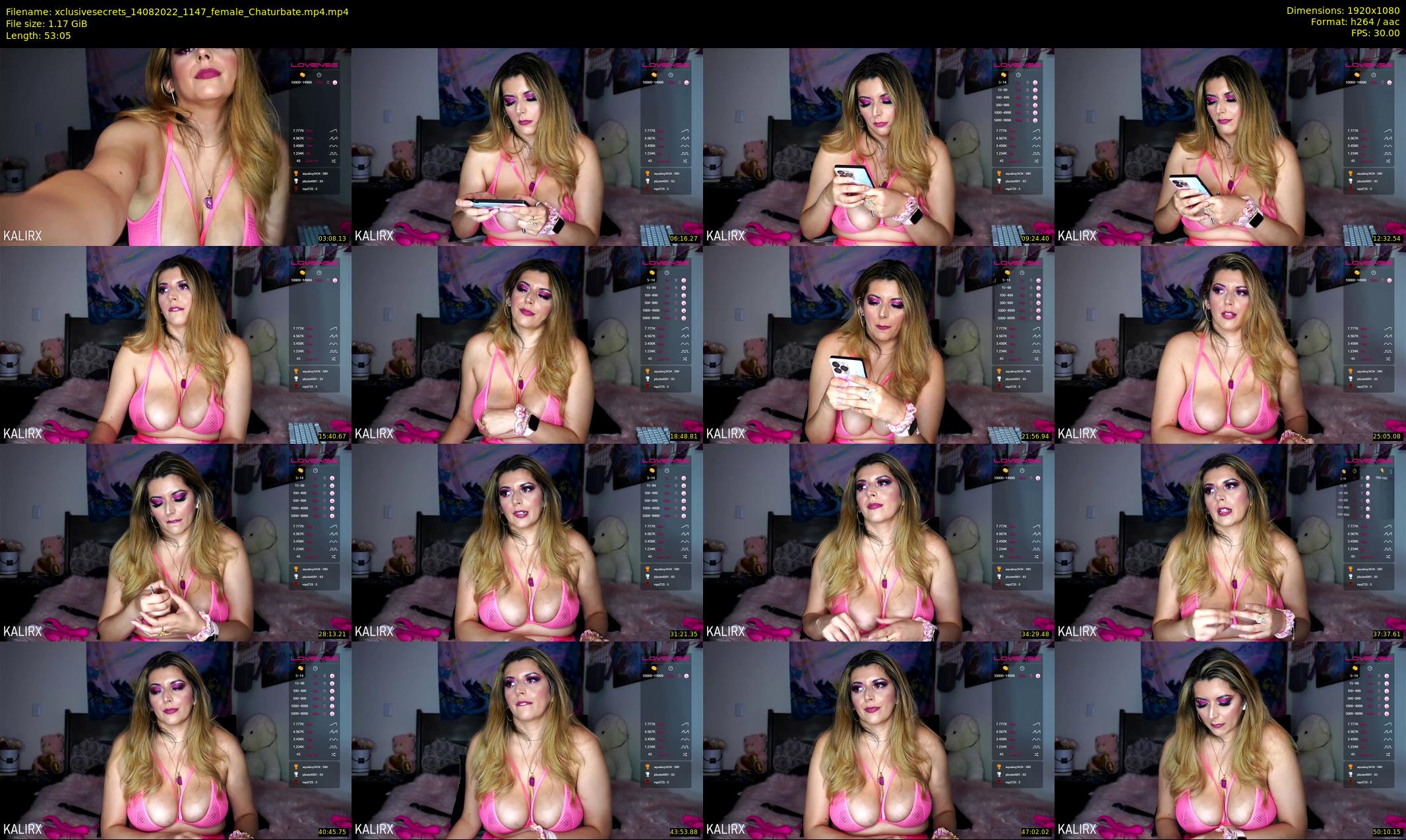 xclusivesecrets — 54 minute Chaturbate female cam show recording, 1080p, Aug 14, 2022