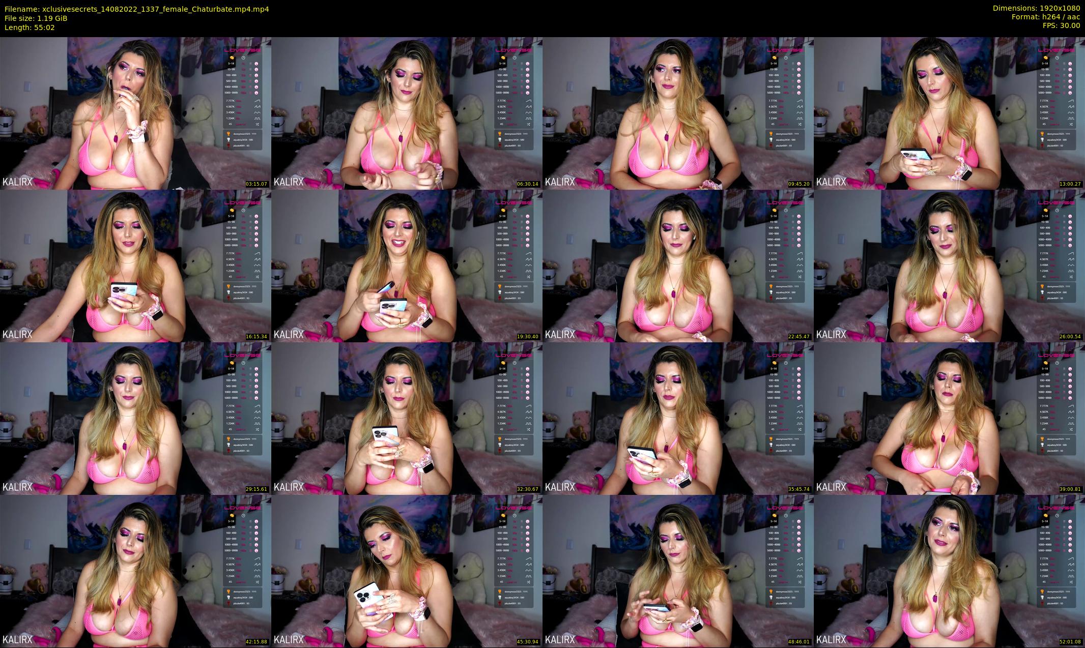 xclusivesecrets — 56 minute Chaturbate female cam show recording, 1080p, Aug 14, 2022