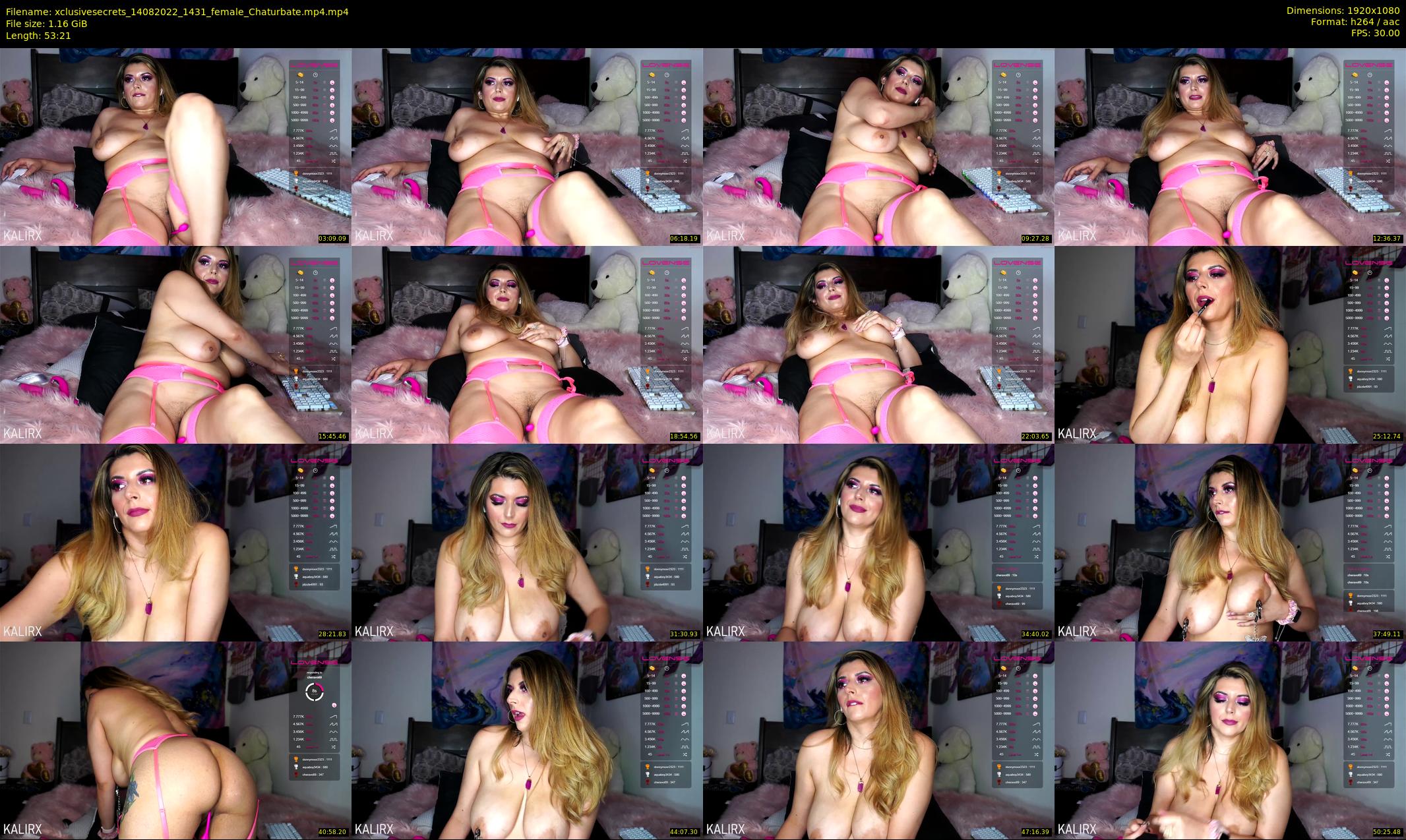 xclusivesecrets — 54 minute Chaturbate female cam show recording, 1080p, Aug 14, 2022
