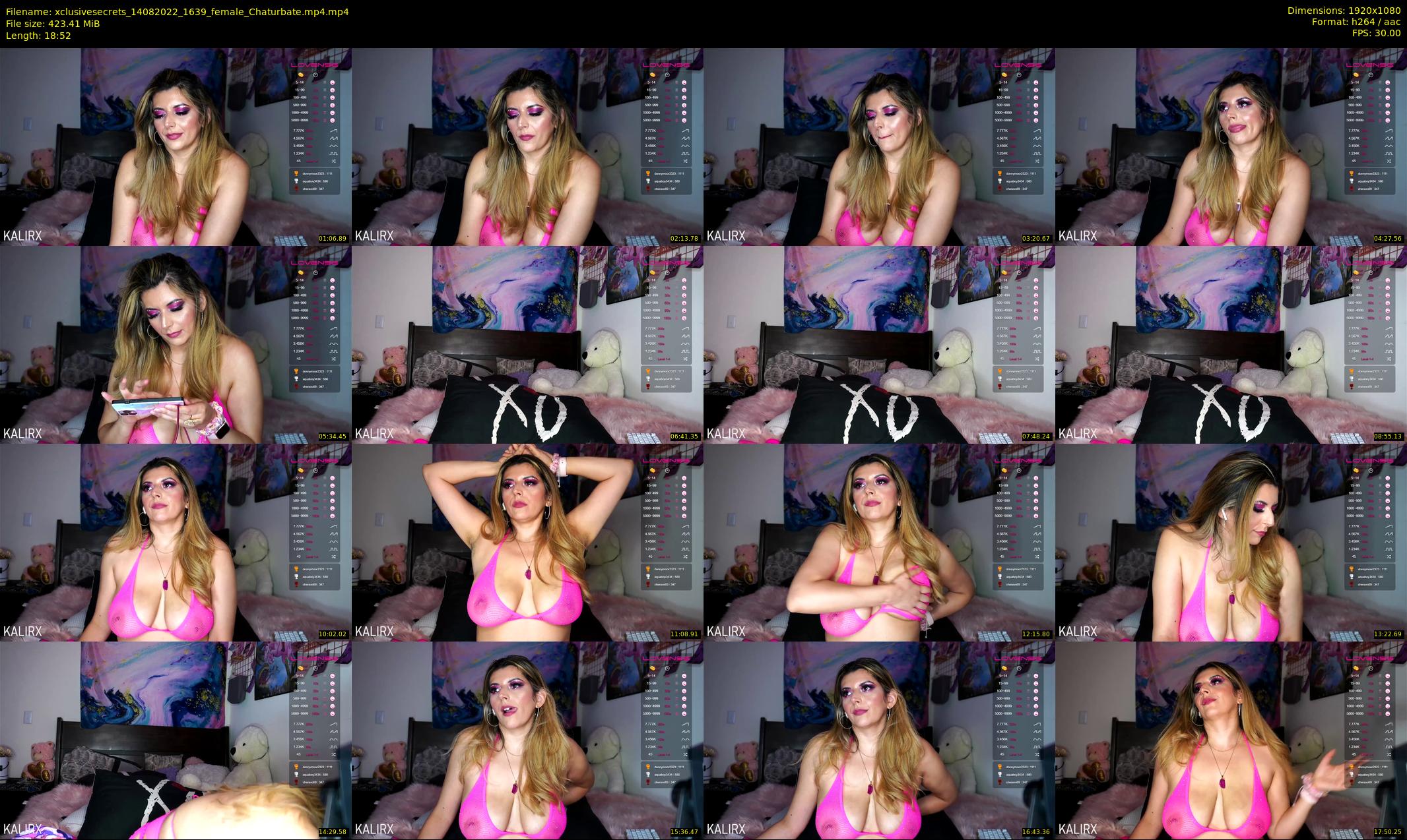 xclusivesecrets — 19 minute Chaturbate female cam show recording, 1080p, Aug 14, 2022