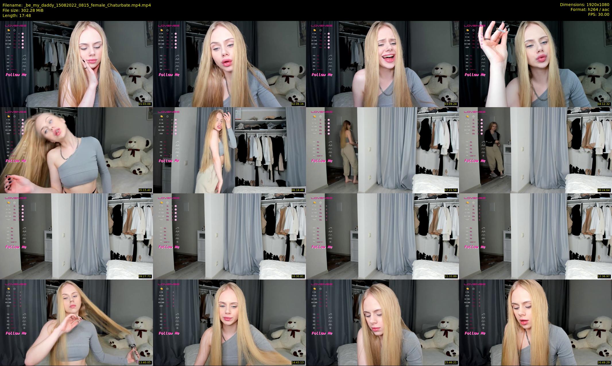 _be_my_daddy — 18 minute Chaturbate female cam show recording, 1080p, Aug 15, 2022