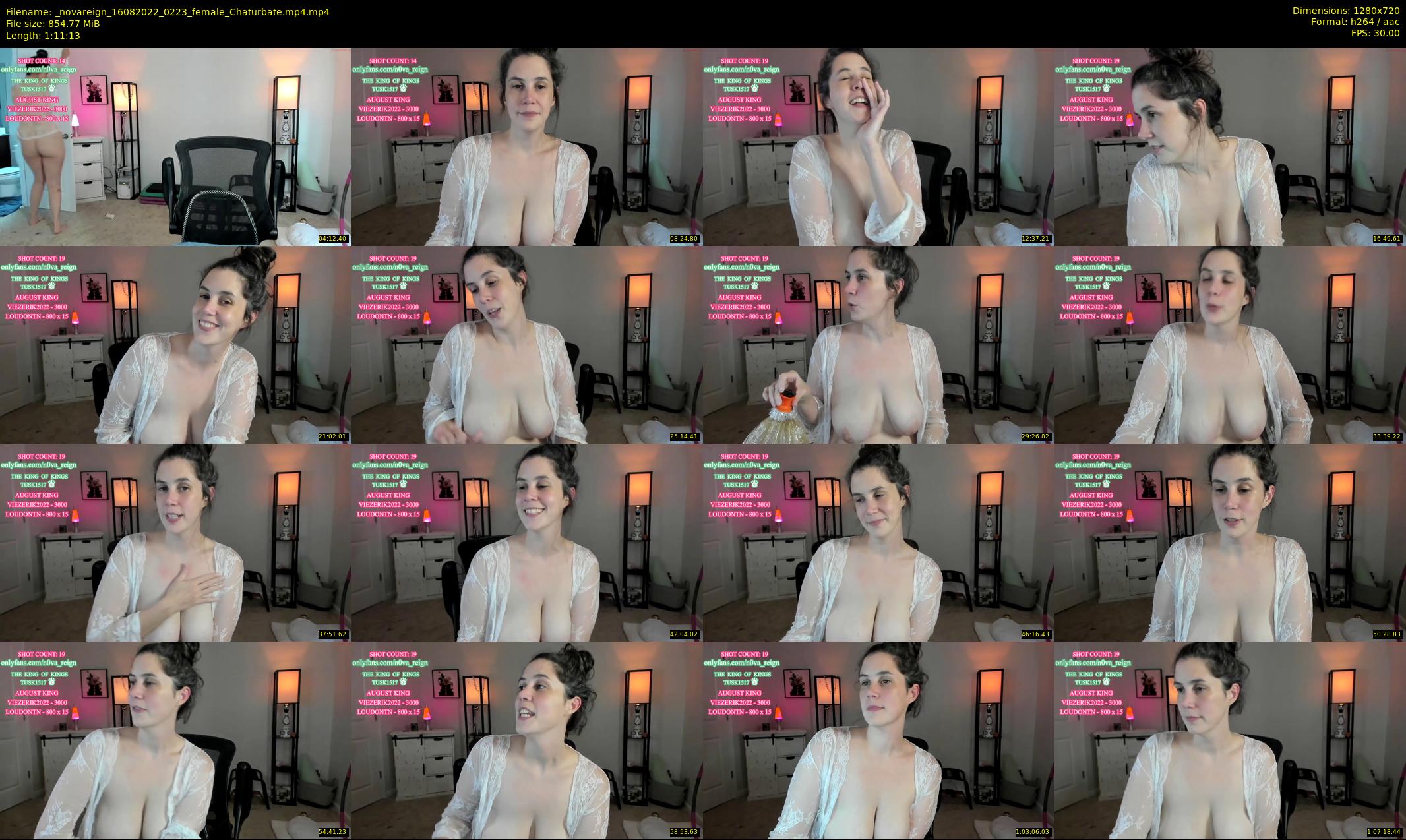 _novareign — 72 minute Chaturbate female cam show recording, 720p, Aug 16, 2022