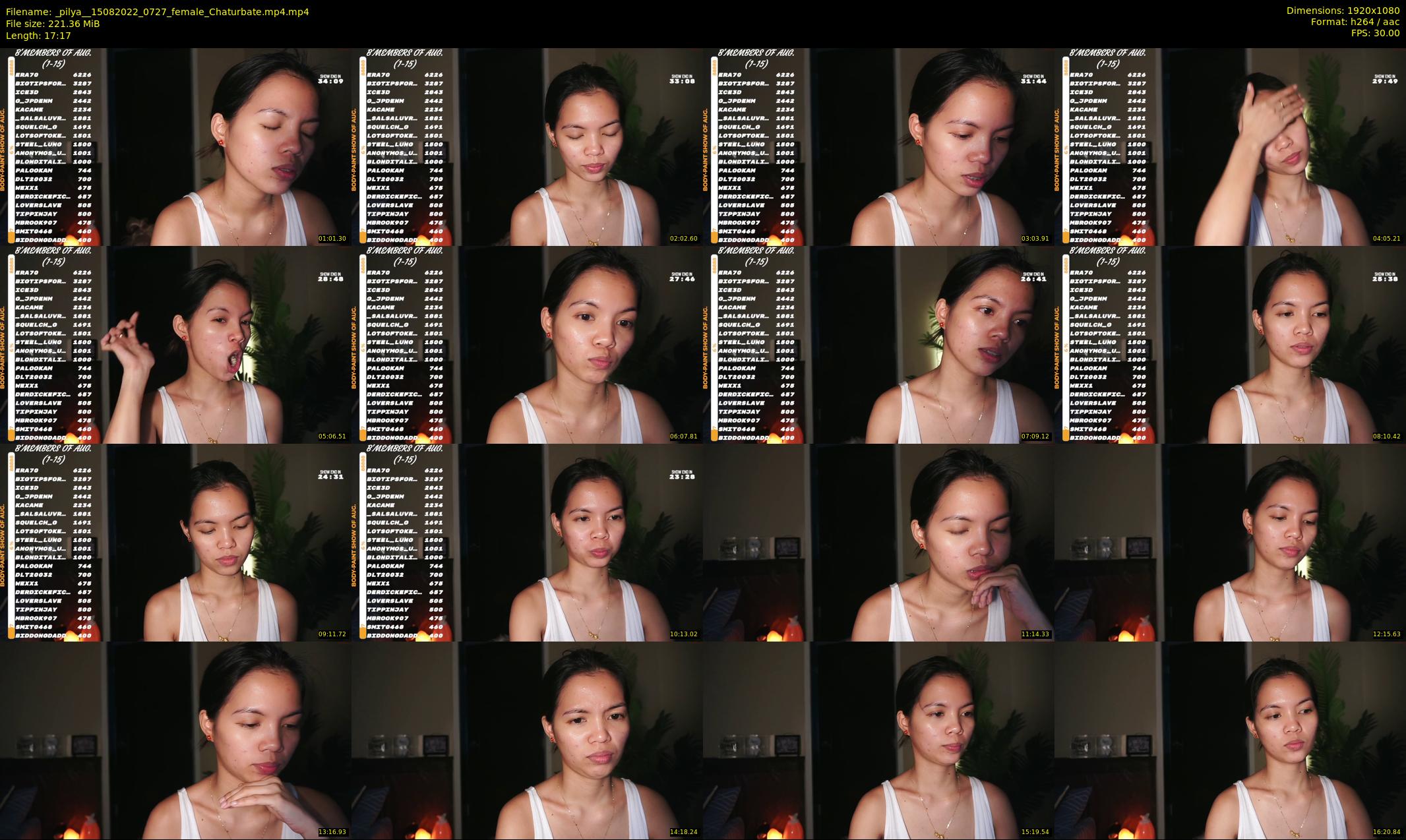 _pilya_ — 18 minute Chaturbate female cam show recording, 1080p, Aug 15, 2022