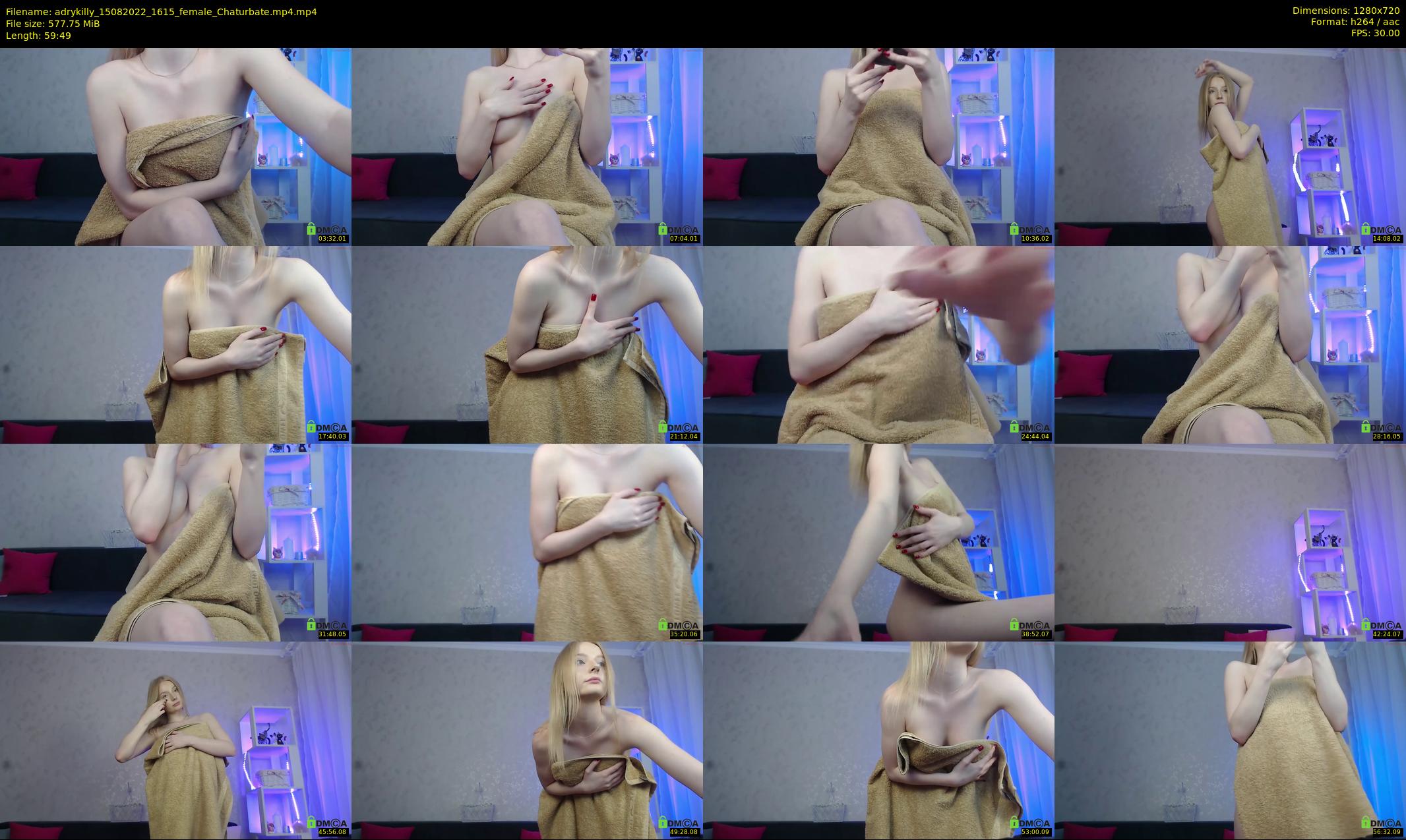 adrykilly — 60 minute Chaturbate female cam show recording, 720p, Aug 15, 2022