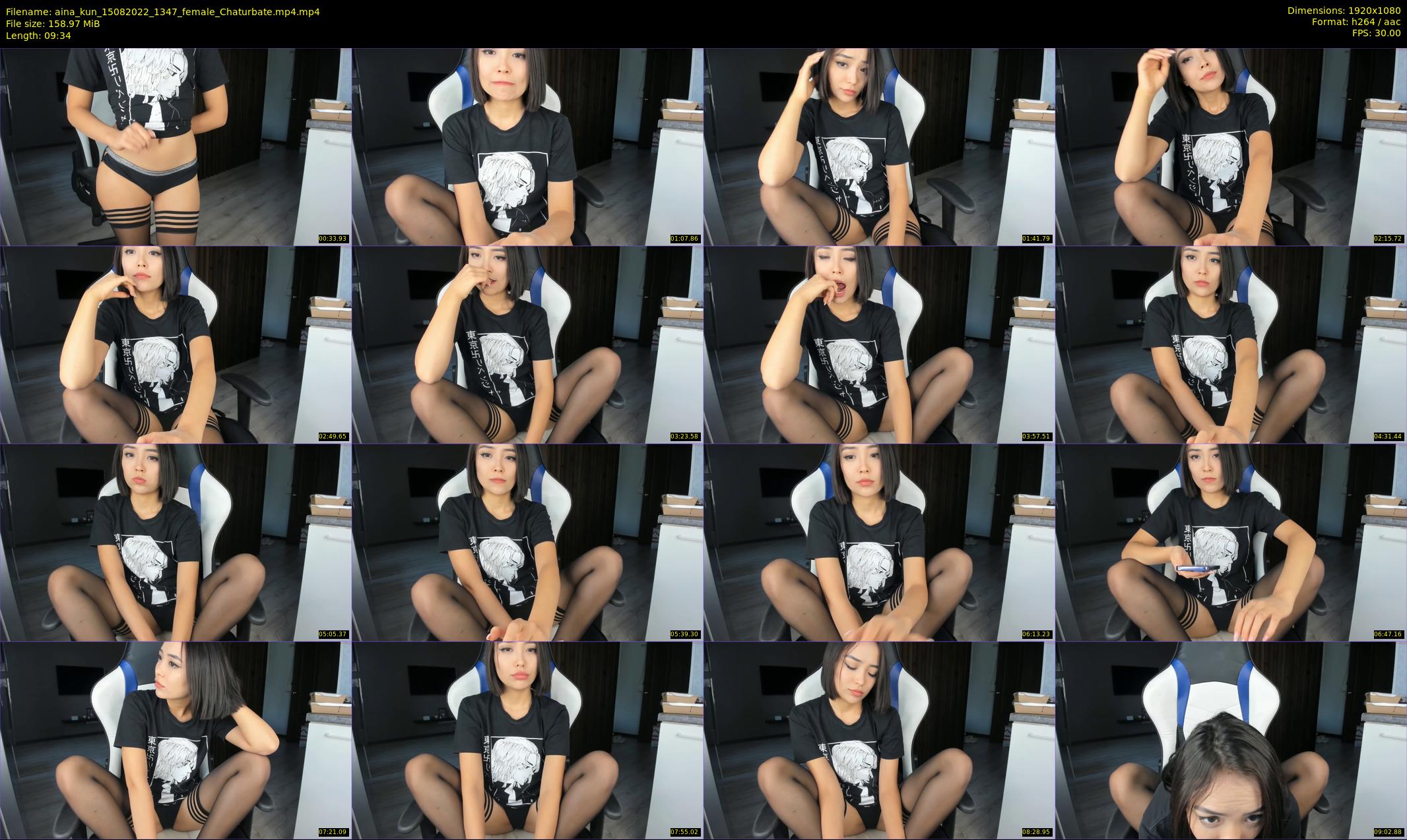aina_kun — 10 minute Chaturbate female cam show recording, 1080p, Aug 15, 2022