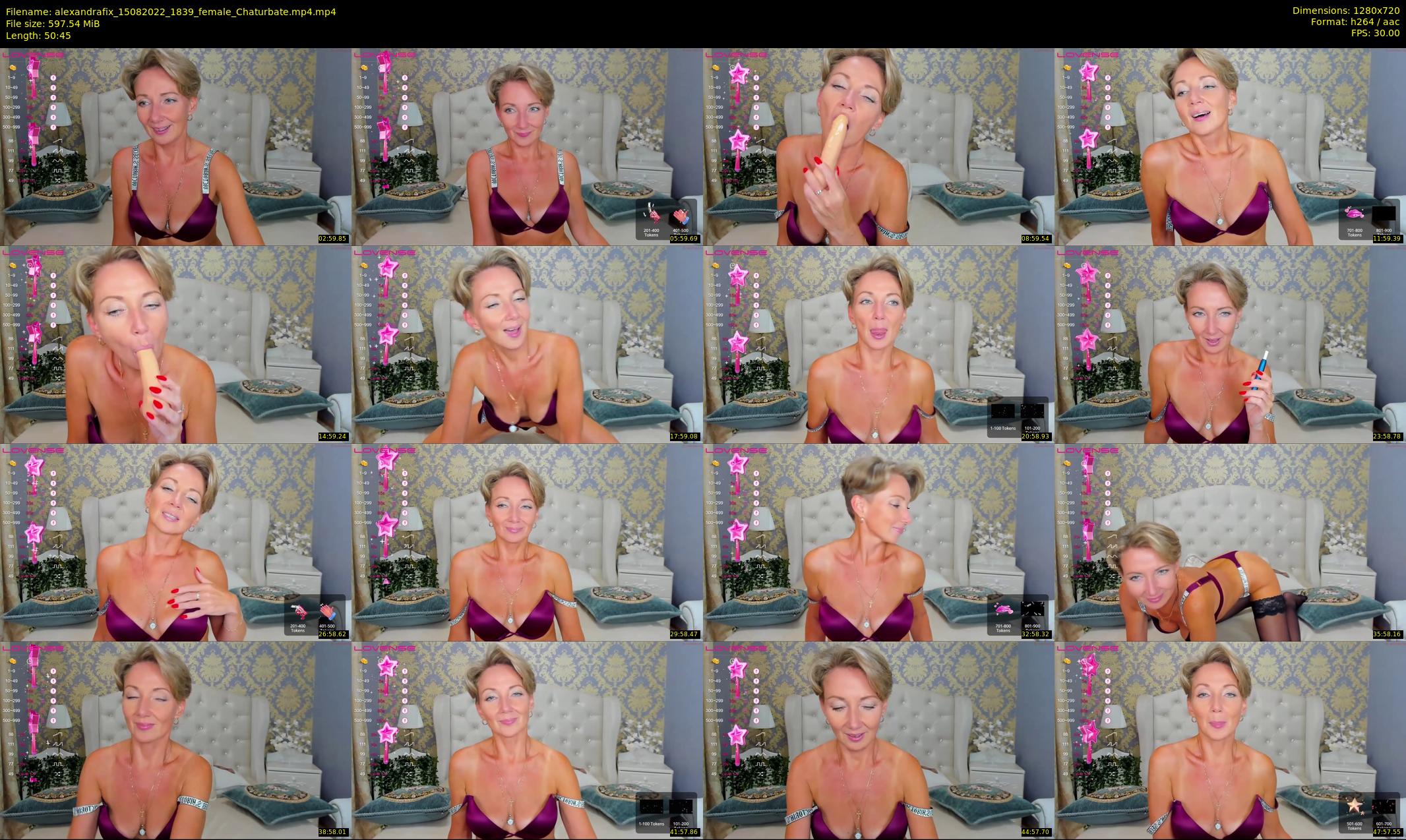 alexandrafix — 51 minute Chaturbate female cam show recording, 720p, Aug 15, 2022