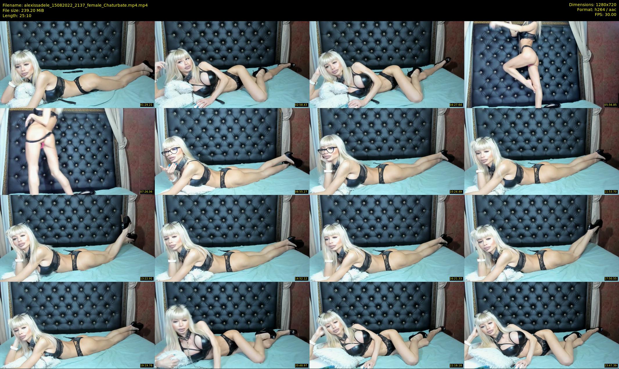 alexissadele — 26 minute Chaturbate female cam show recording, 720p, Aug 15, 2022