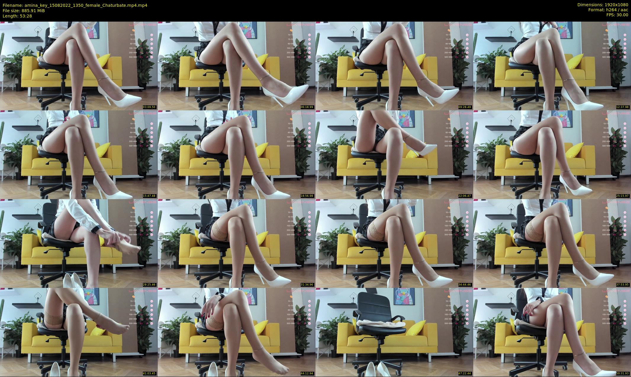 amina_key — 54 minute Chaturbate female cam show recording, 1080p, Aug 15, 2022