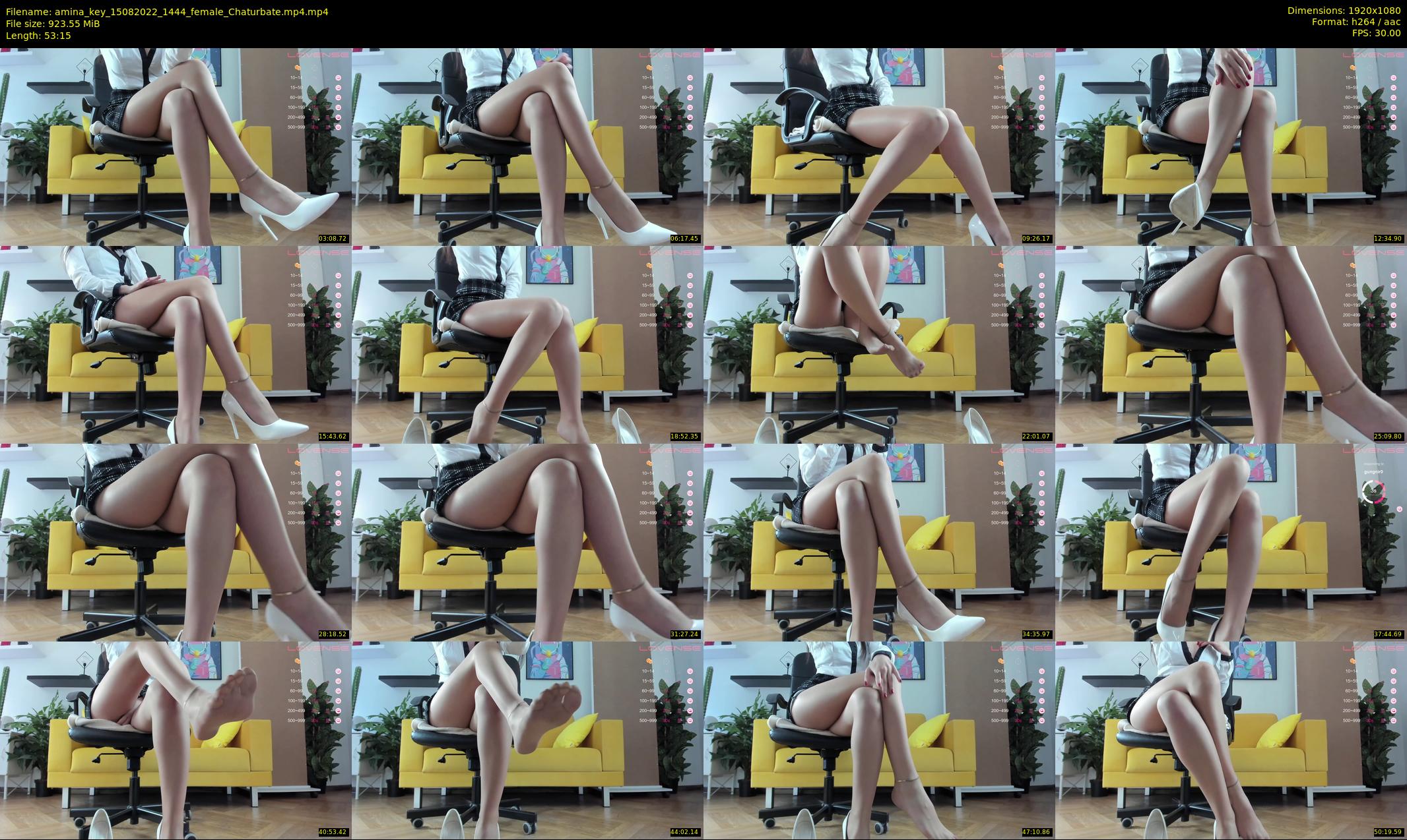 amina_key — 54 minute Chaturbate female cam show recording, 1080p, Aug 15, 2022
