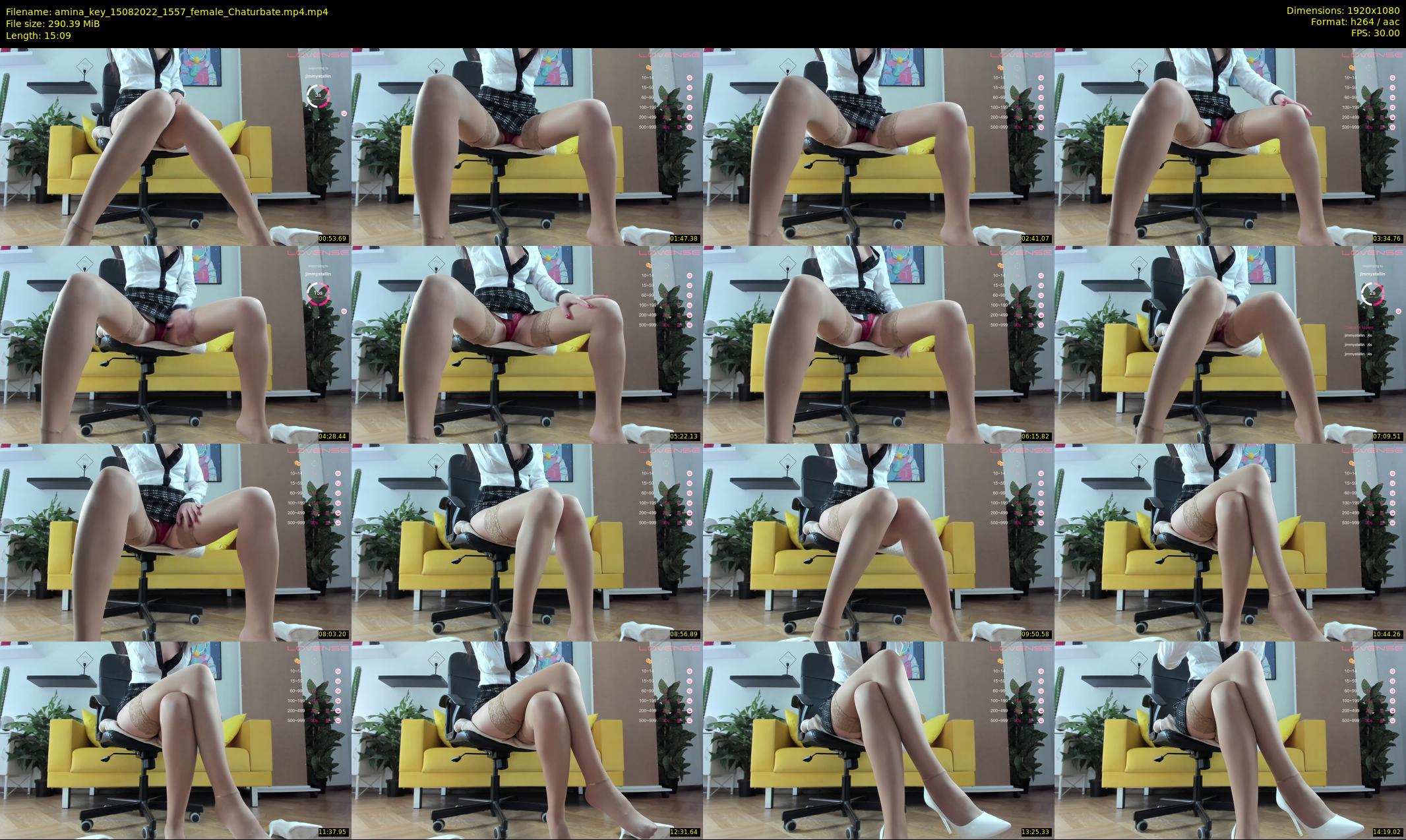 amina_key — 16 minute Chaturbate female cam show recording, 1080p, Aug 15, 2022