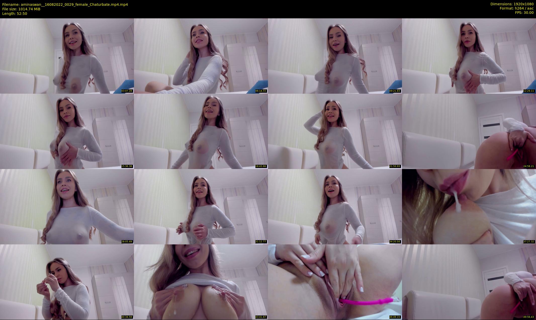 aminaswan_ — 53 minute Chaturbate female cam show recording, 1080p, Aug 16, 2022
