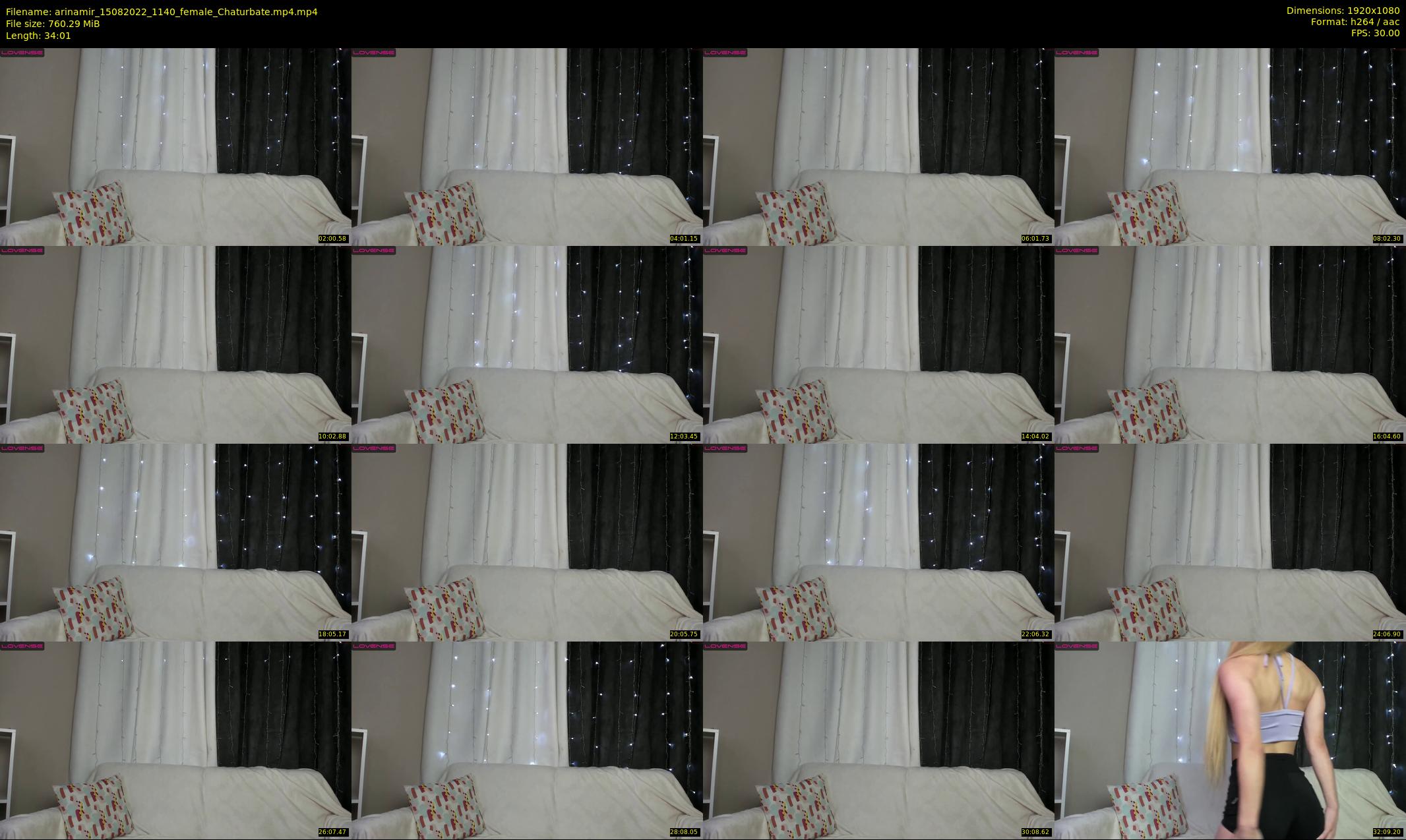 arinamir — 35 minute Chaturbate female cam show recording, 1080p, Aug 15, 2022
