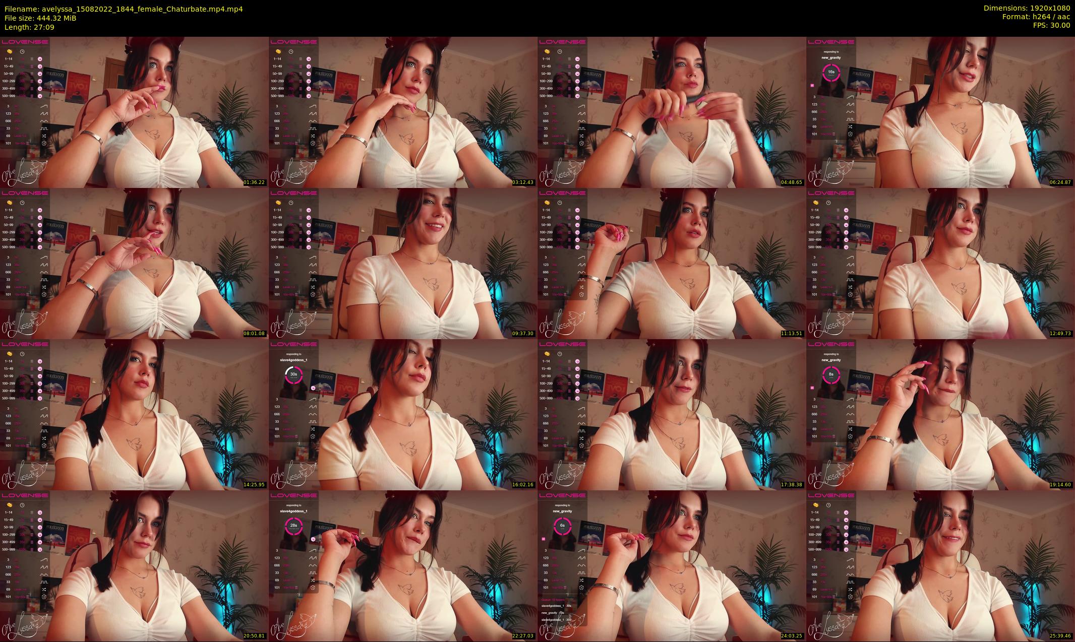 avelyssa — 28 minute Chaturbate female cam show recording, 1080p, Aug 15, 2022