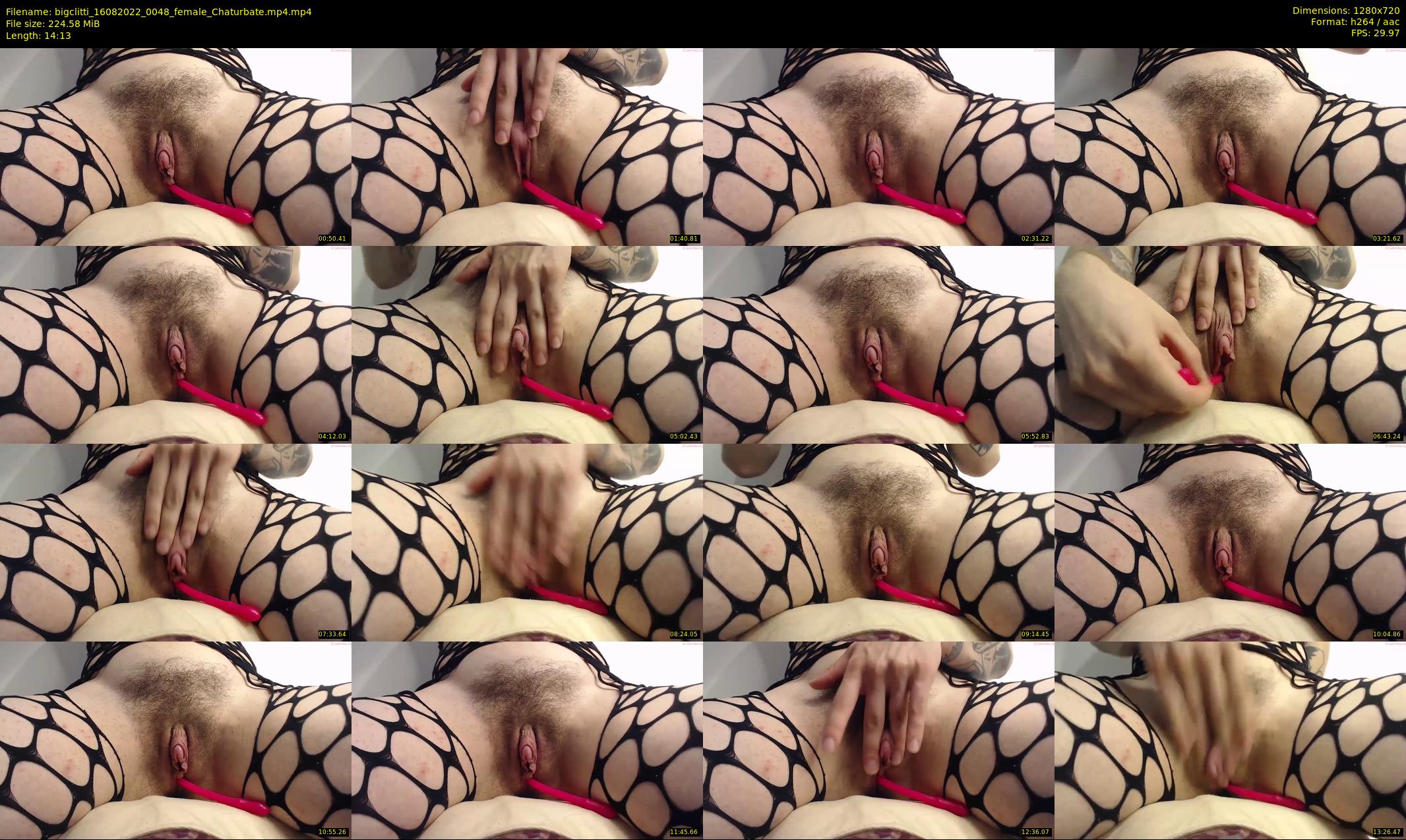 bigclitti — 15 minute Chaturbate female cam show recording, 720p, Aug 16, 2022