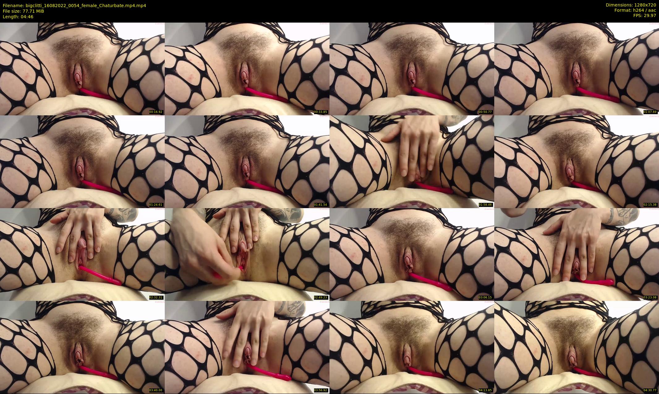 bigclitti — 5 minute Chaturbate female cam show recording, 720p, Aug 16, 2022
