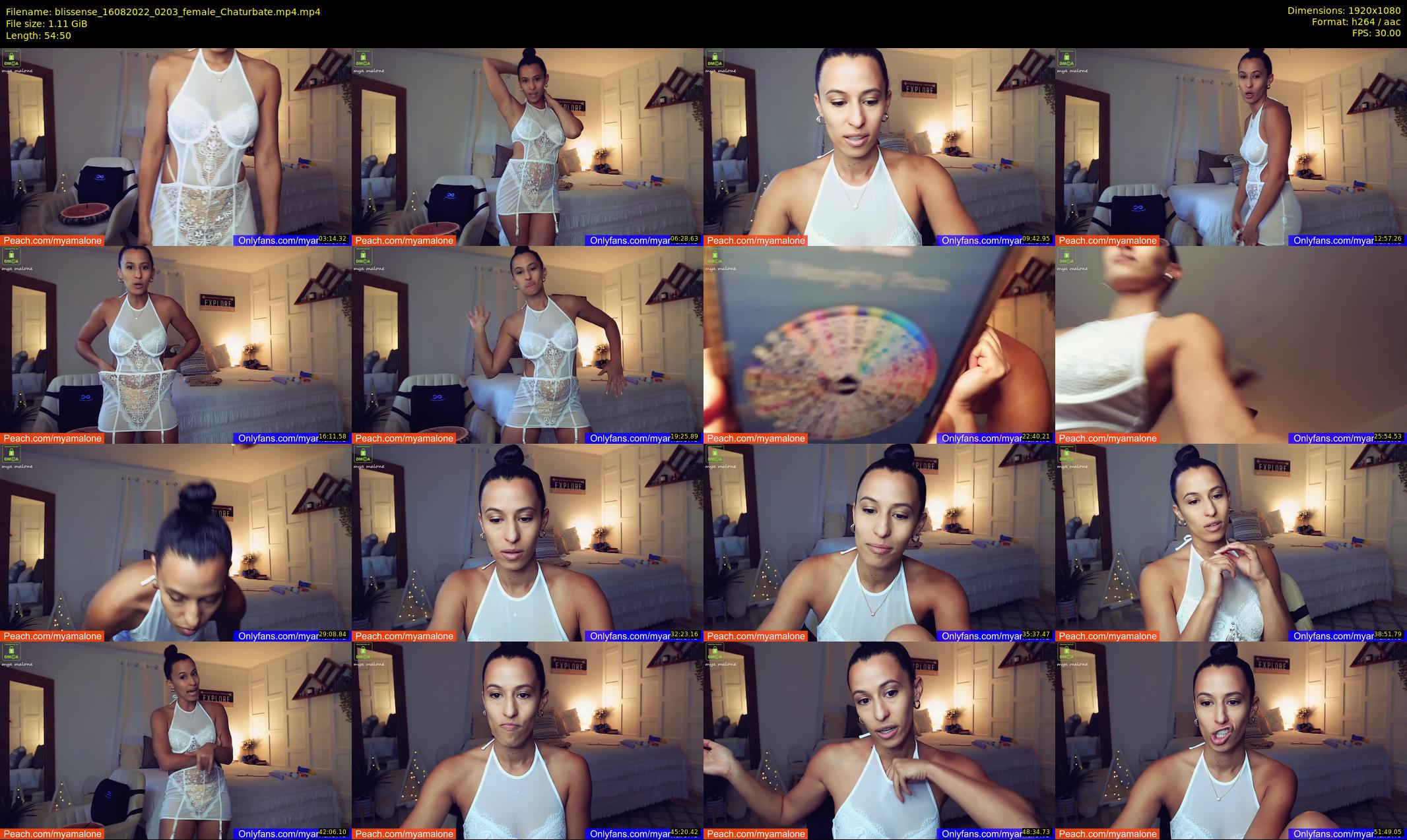 blissense — 55 minute Chaturbate female cam show recording, 1080p, Aug 16, 2022