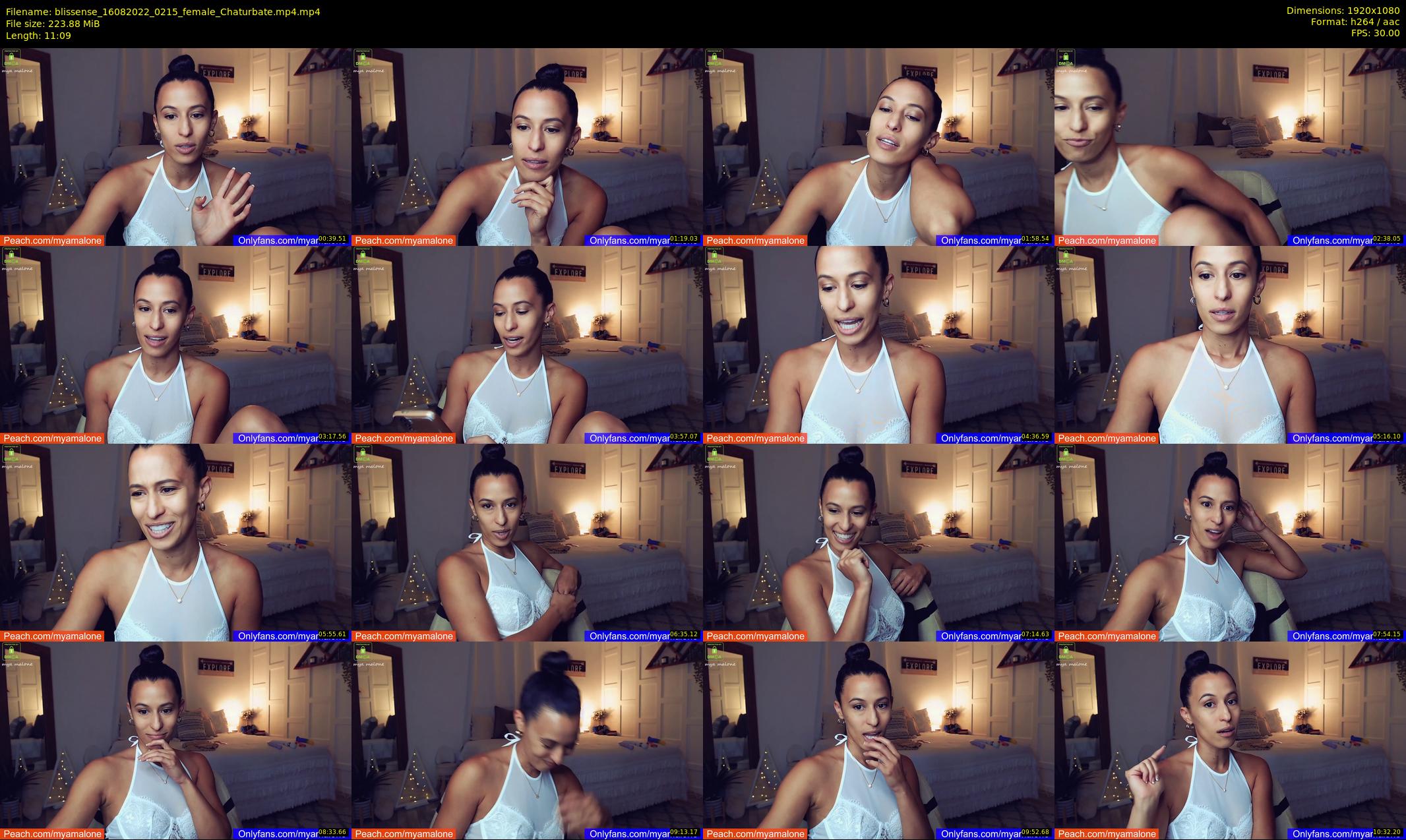 blissense — 12 minute Chaturbate female cam show recording, 1080p, Aug 16, 2022