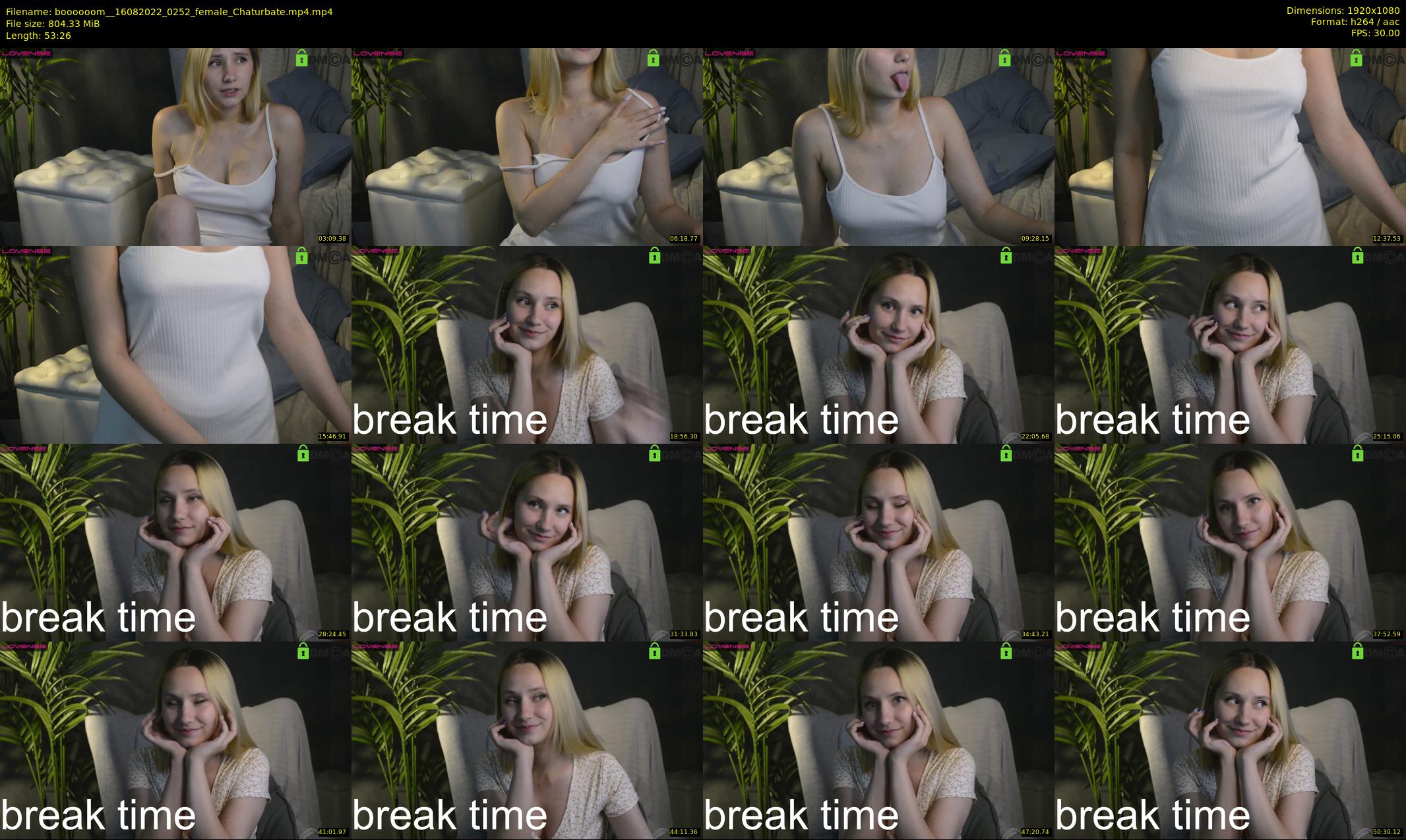 boooooom_ — 54 minute Chaturbate female cam show recording, 1080p, Aug 16, 2022