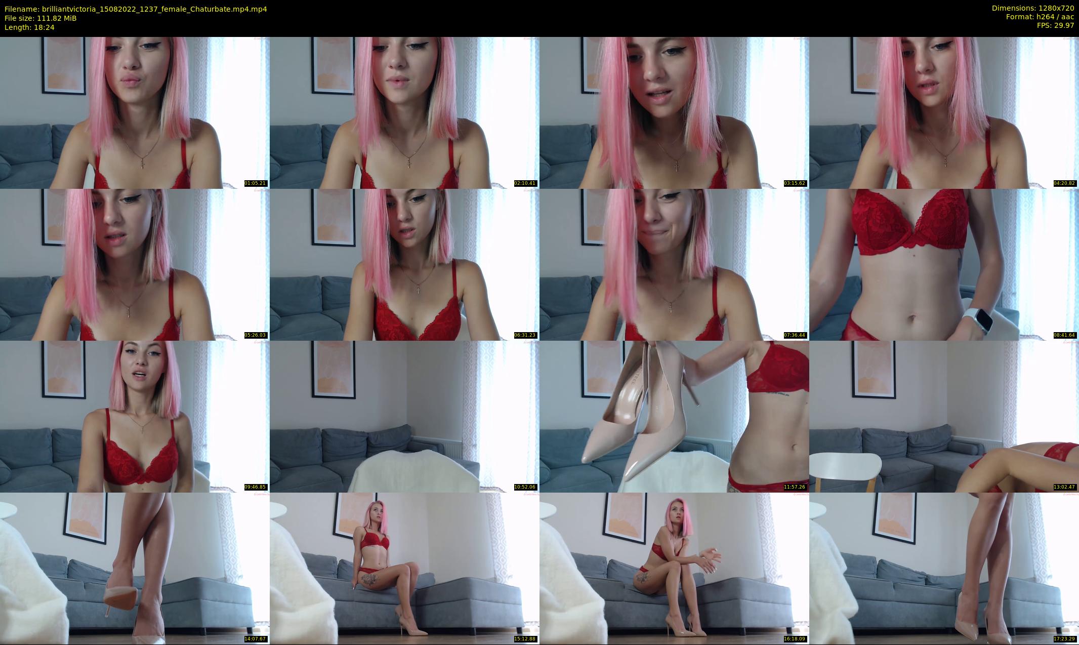 brilliantvictoria — 19 minute Chaturbate female cam show recording, 720p, Aug 15, 2022