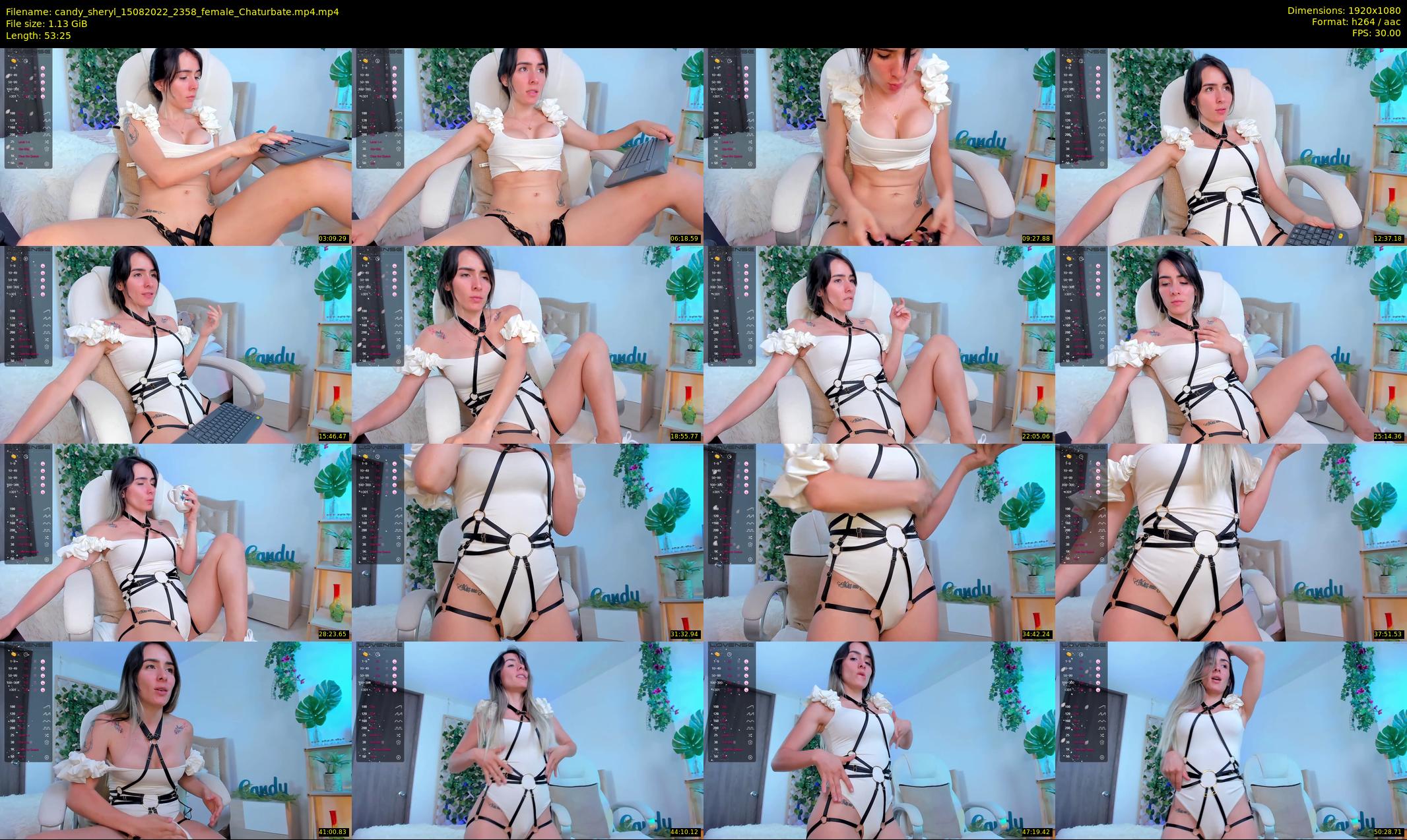 candy_sheryl — 54 minute Chaturbate female cam show recording, 1080p, Aug 15, 2022