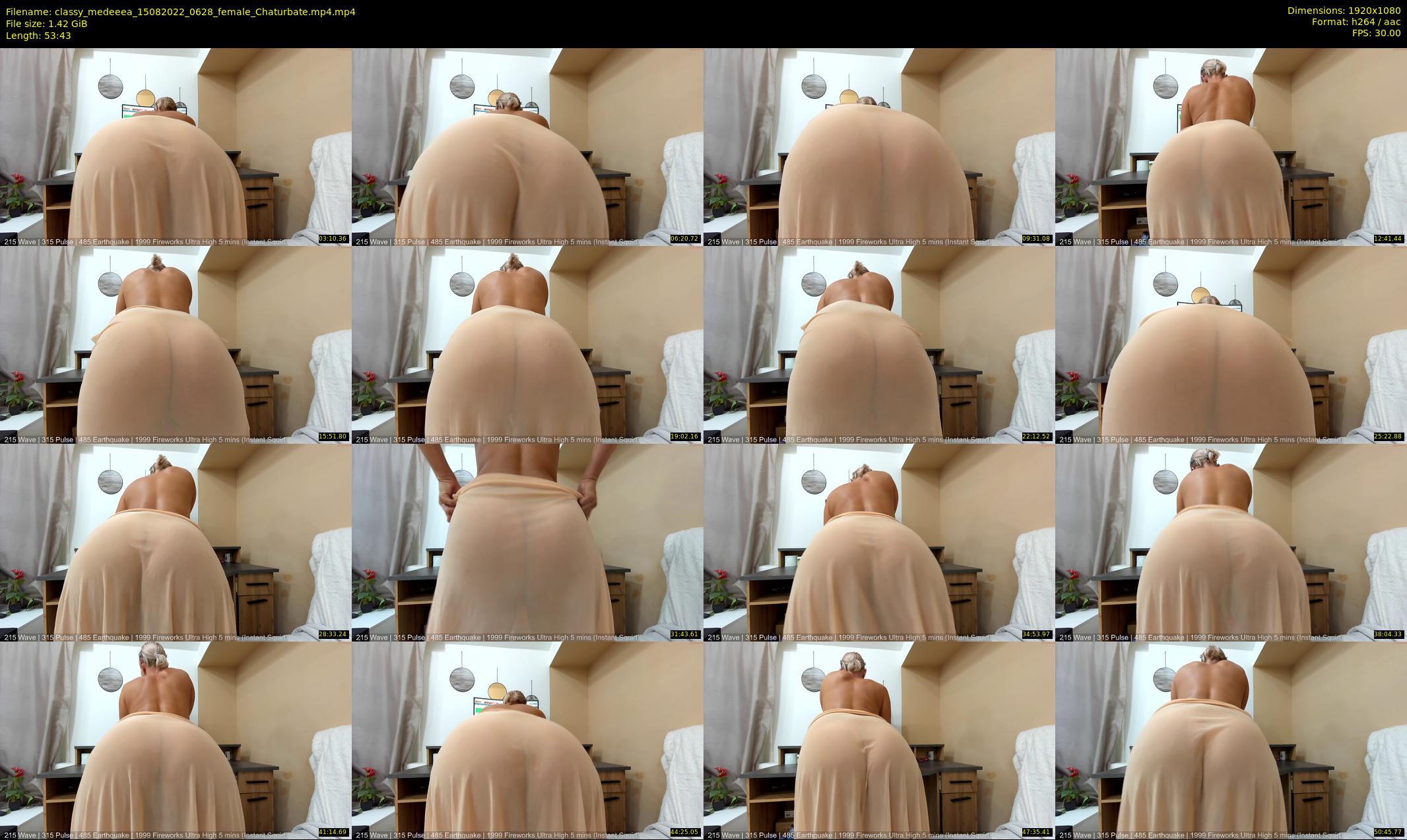 classy_medeeea — 54 minute Chaturbate female cam show recording, 1080p, Aug 15, 2022