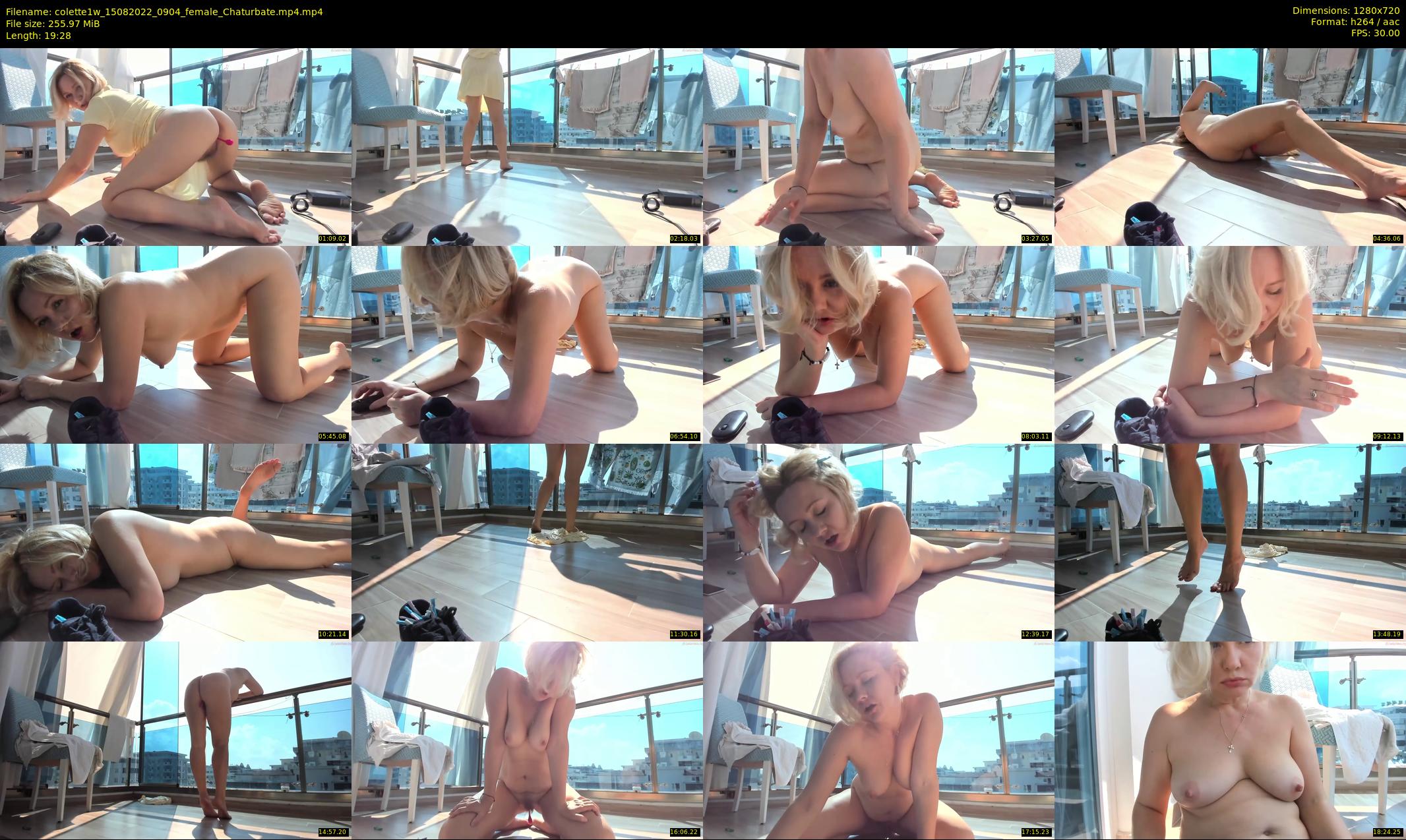 colette1w — 20 minute Chaturbate female cam show recording, 720p, Aug 15, 2022
