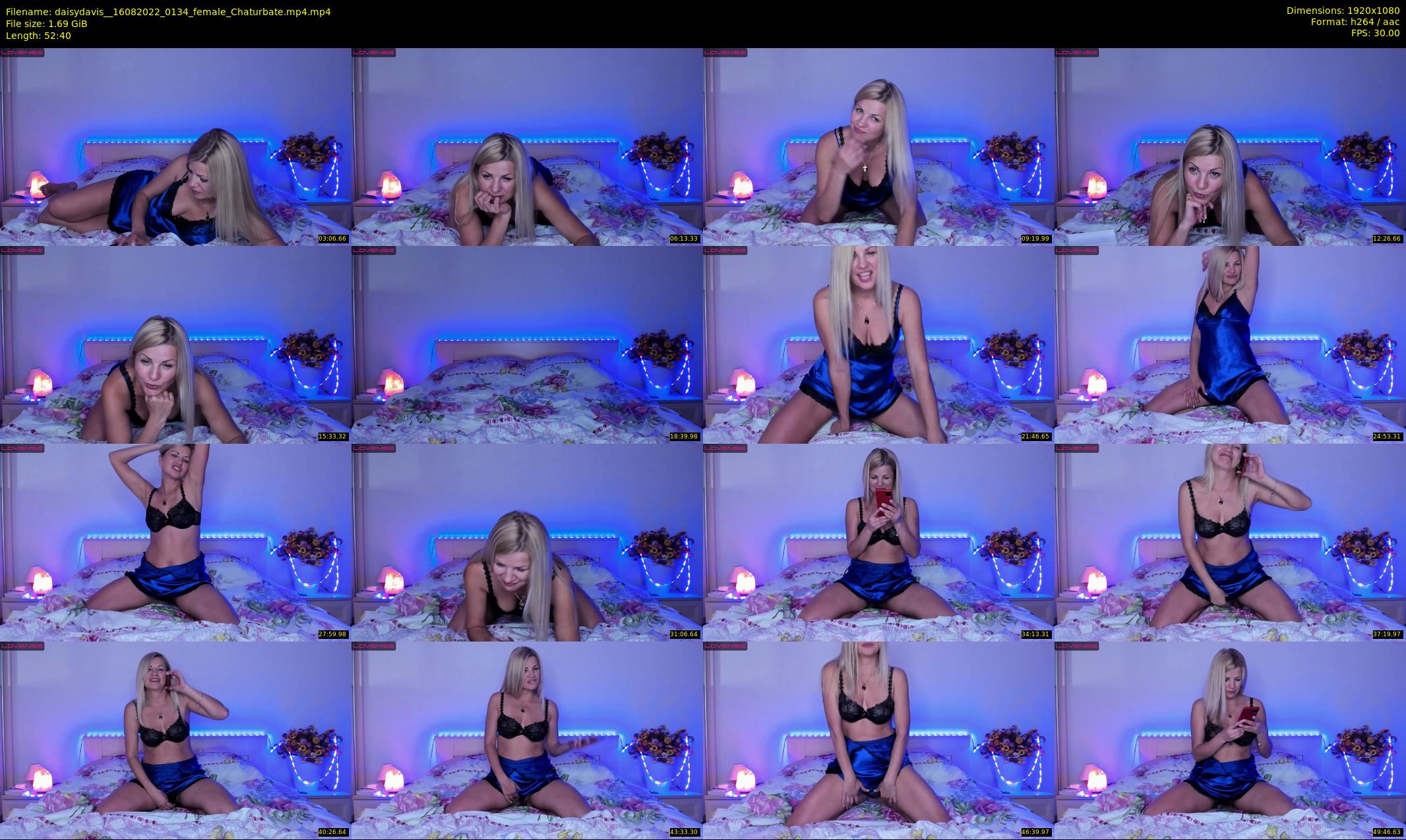 daisydavis_ — 53 minute Chaturbate female cam show recording, 1080p, Aug 16, 2022