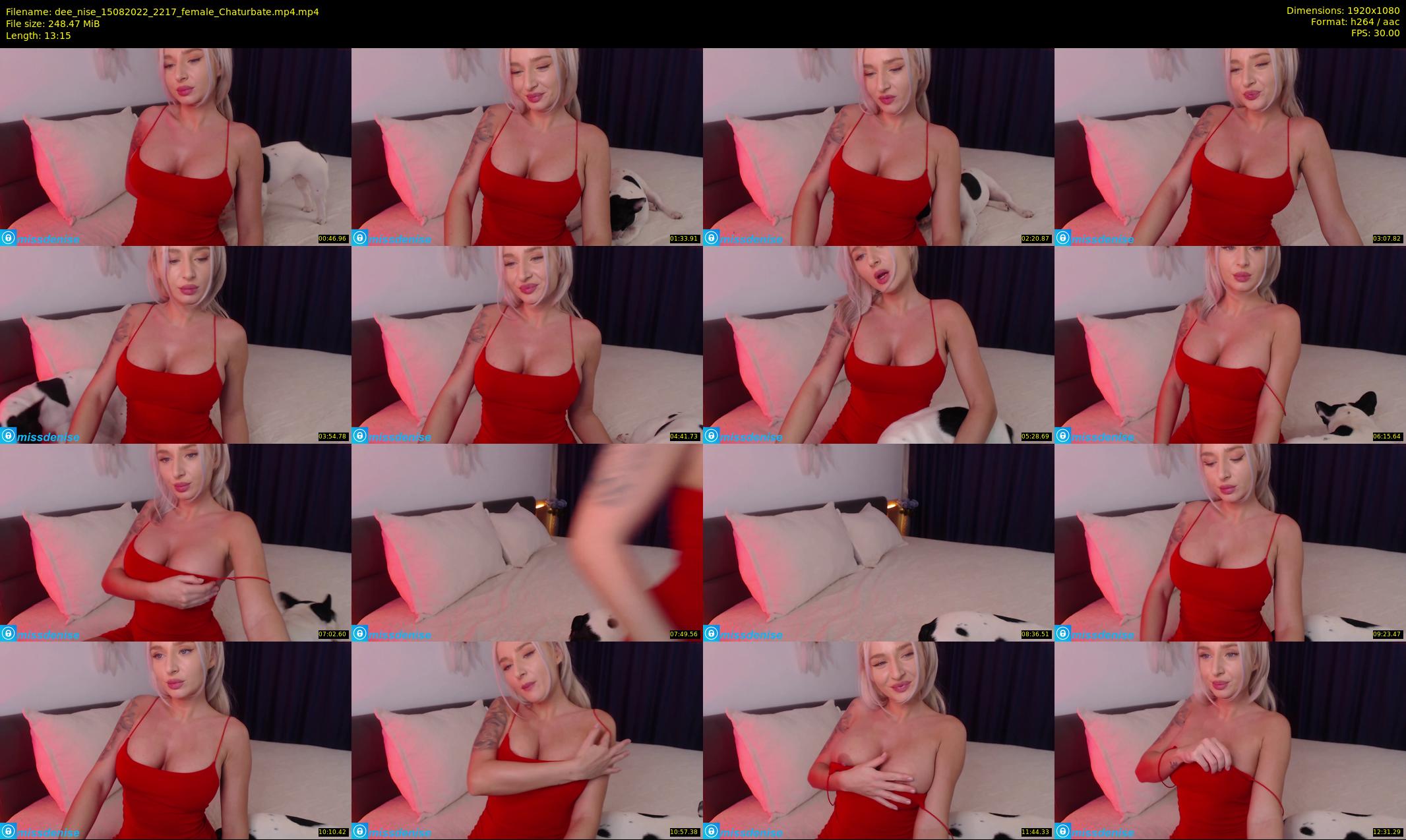dee_nise — 14 minute Chaturbate female cam show recording, 1080p, Aug 15, 2022